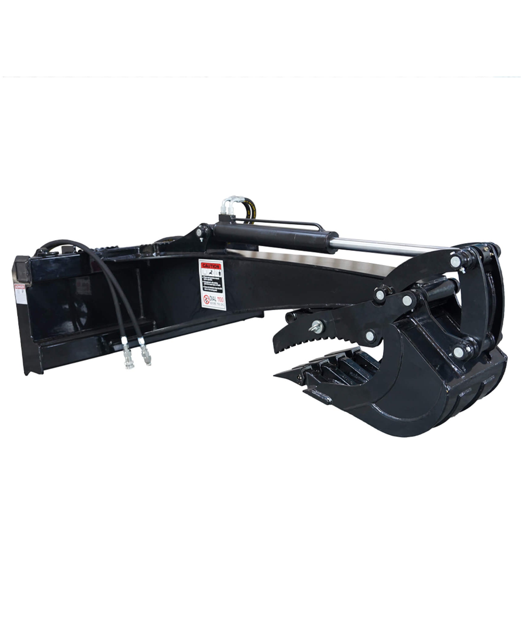 Heavy-Duty Universal Skid Steer Backhoe Digger Bucket Attachment With Universal Quick Attach Plate (SAK26714)