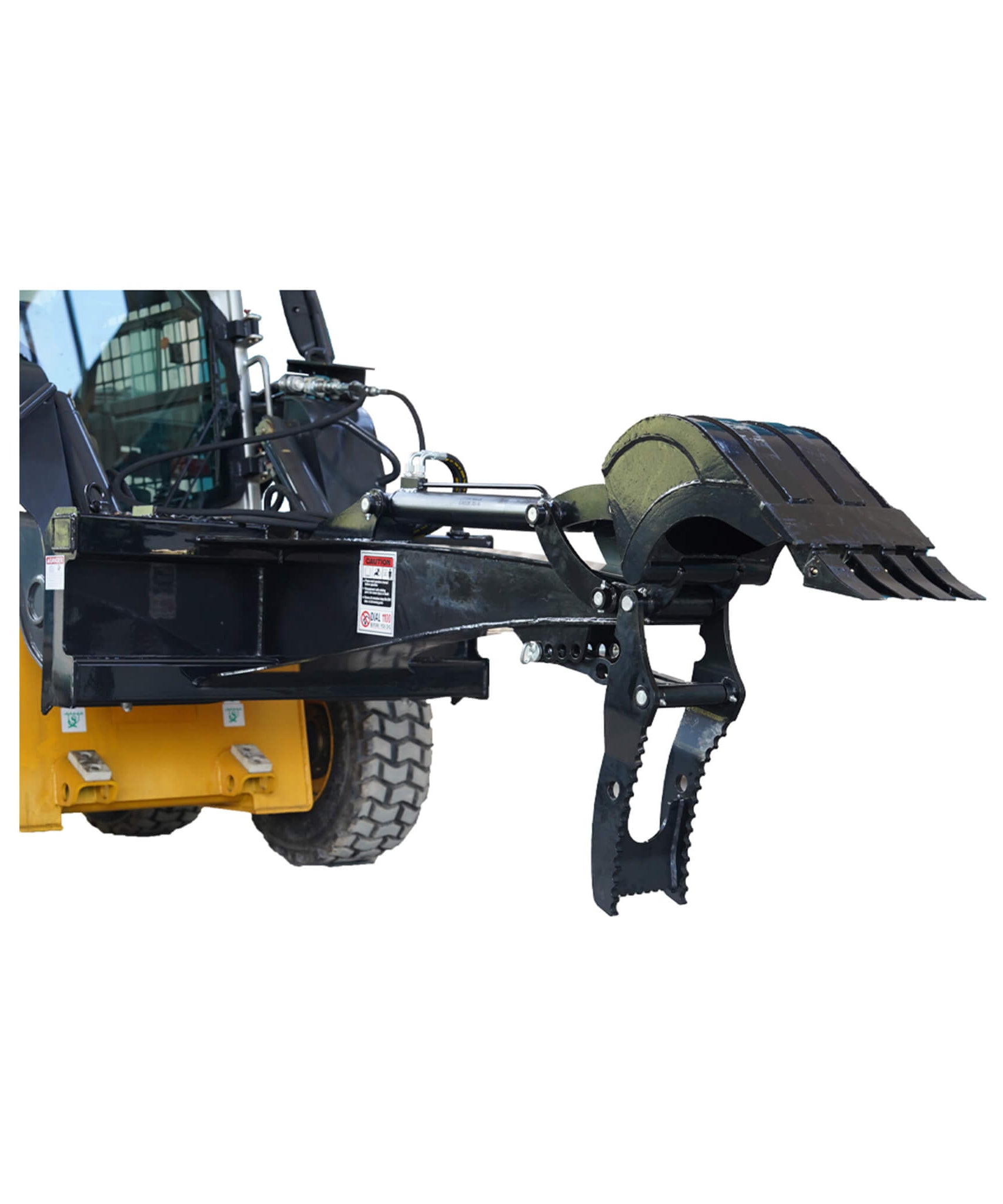 Heavy-Duty Universal Skid Steer Backhoe Digger Bucket Attachment With Universal Quick Attach Plate (SAK26714)