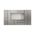 Alora Heavy-Duty Wall-Mounted Metallic Gray Garage Cabinet Set With Soft Closing Doors And Drawers (SAK24368)