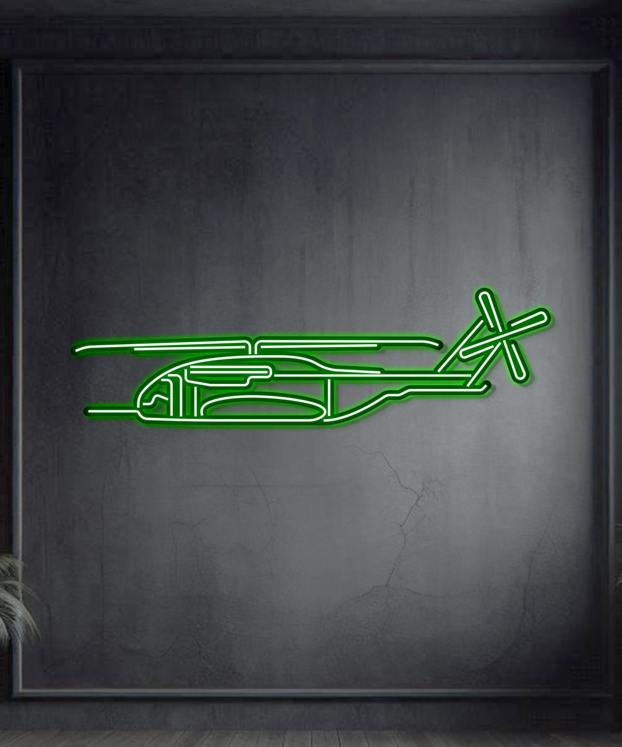 CH-53K King Stallion Metall Neon Flugzeug Wandkunst - NCN0023
