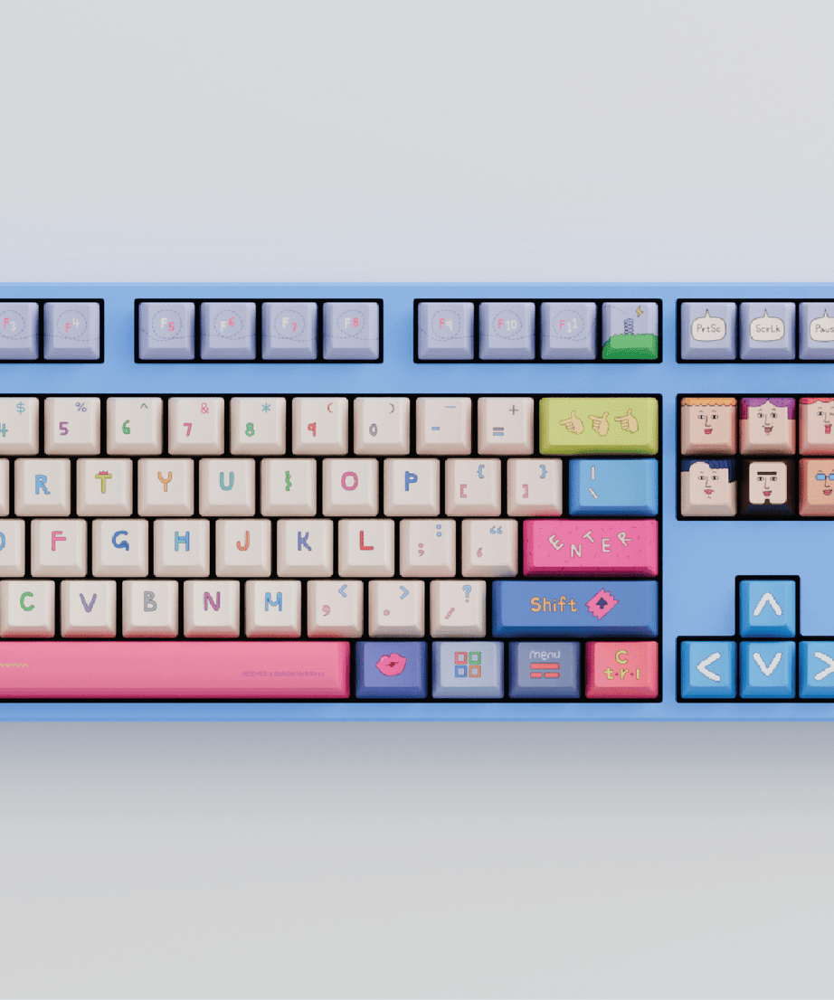 HEEHEE 100% RGB Mechanical Keyboard (Collabs)