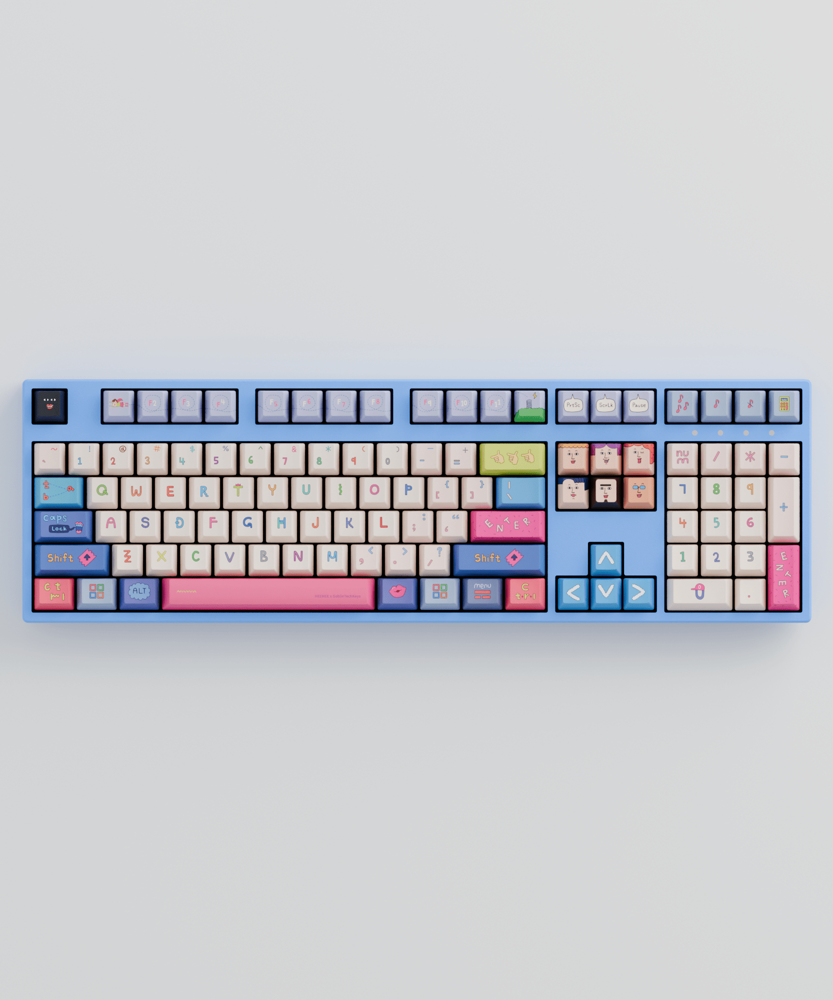 HEEHEE 100% RGB Mechanical Keyboard (Collabs)