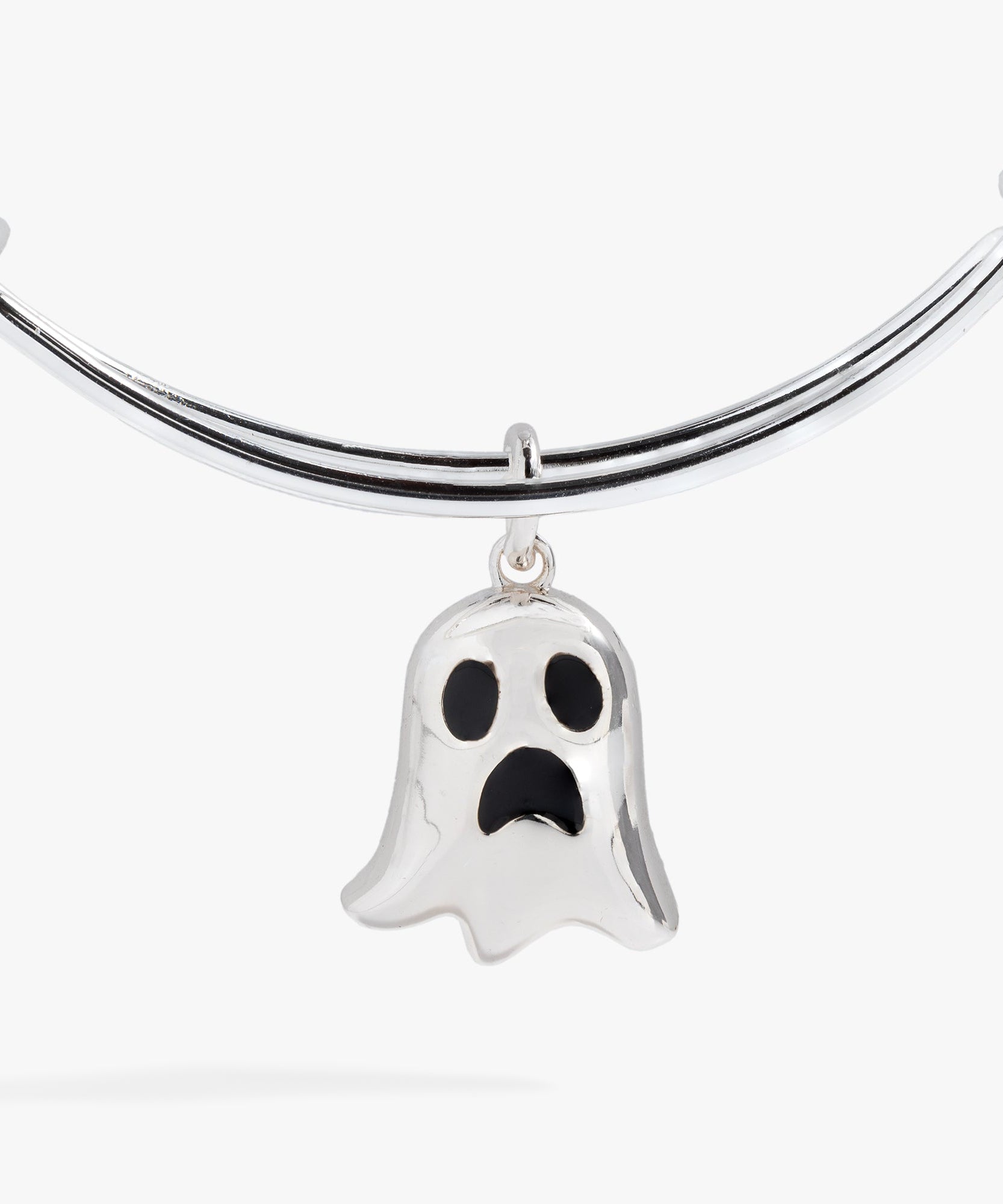 Ghost 'Only Here for the Boos' Textured Bangle