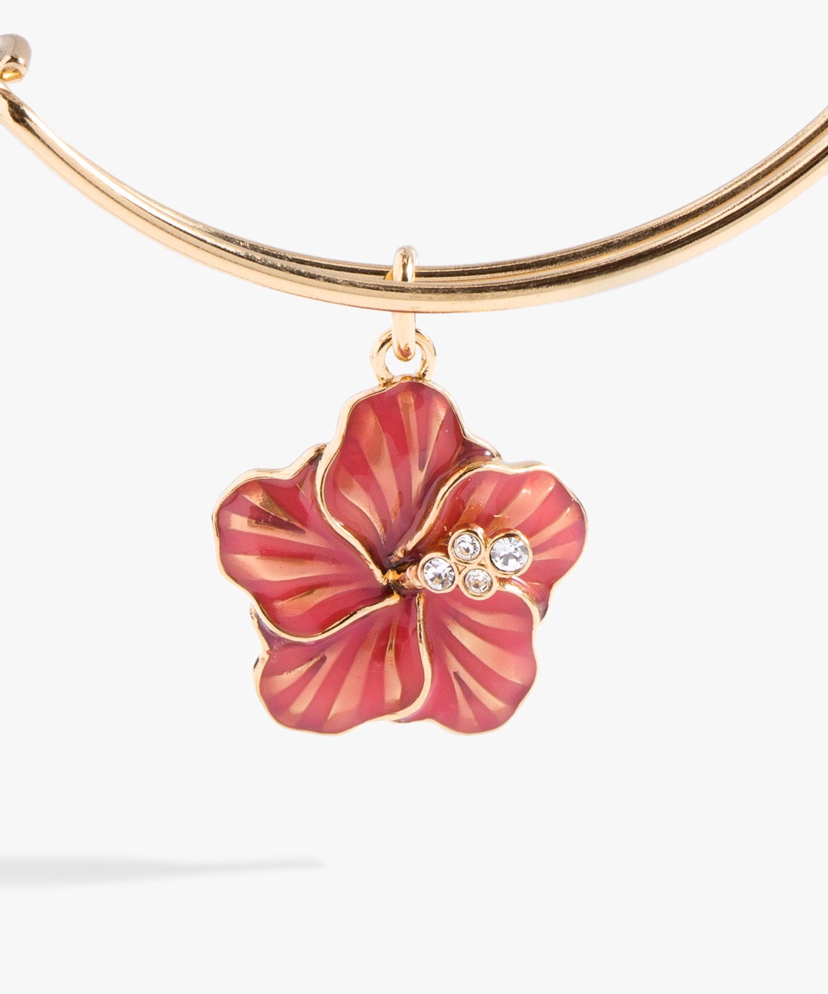 Hibiscus Charm Bangle