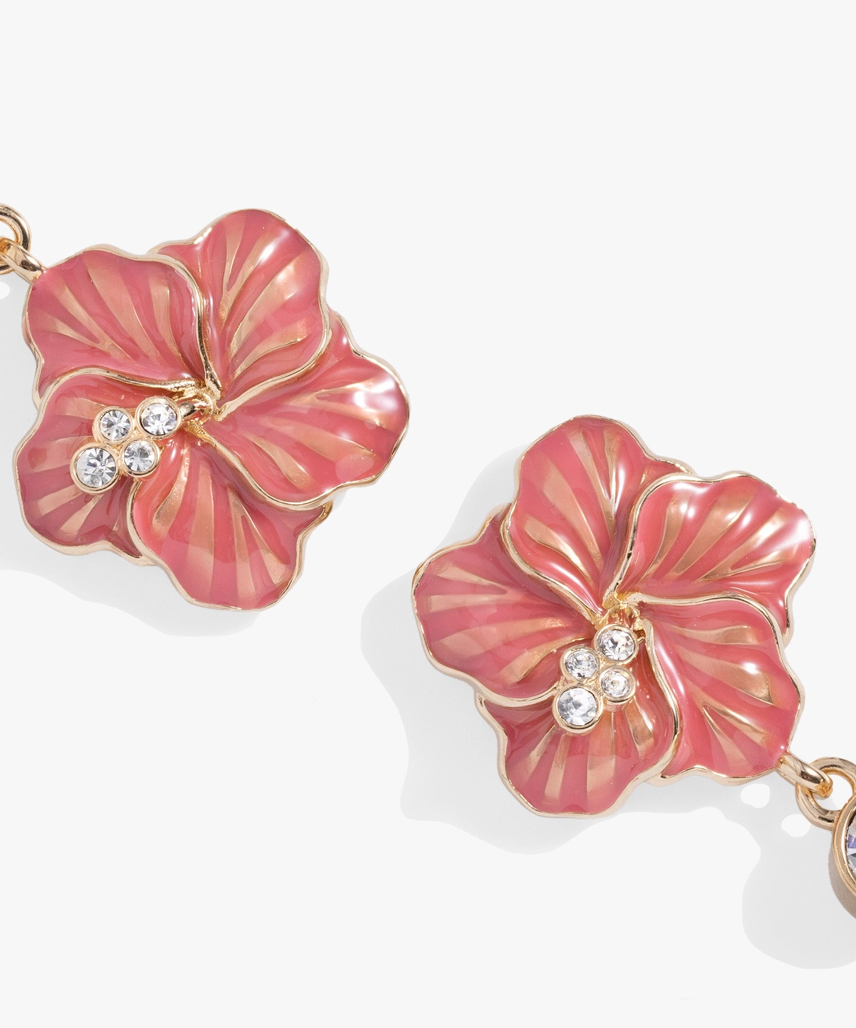 Hibiscus Drop Earrings