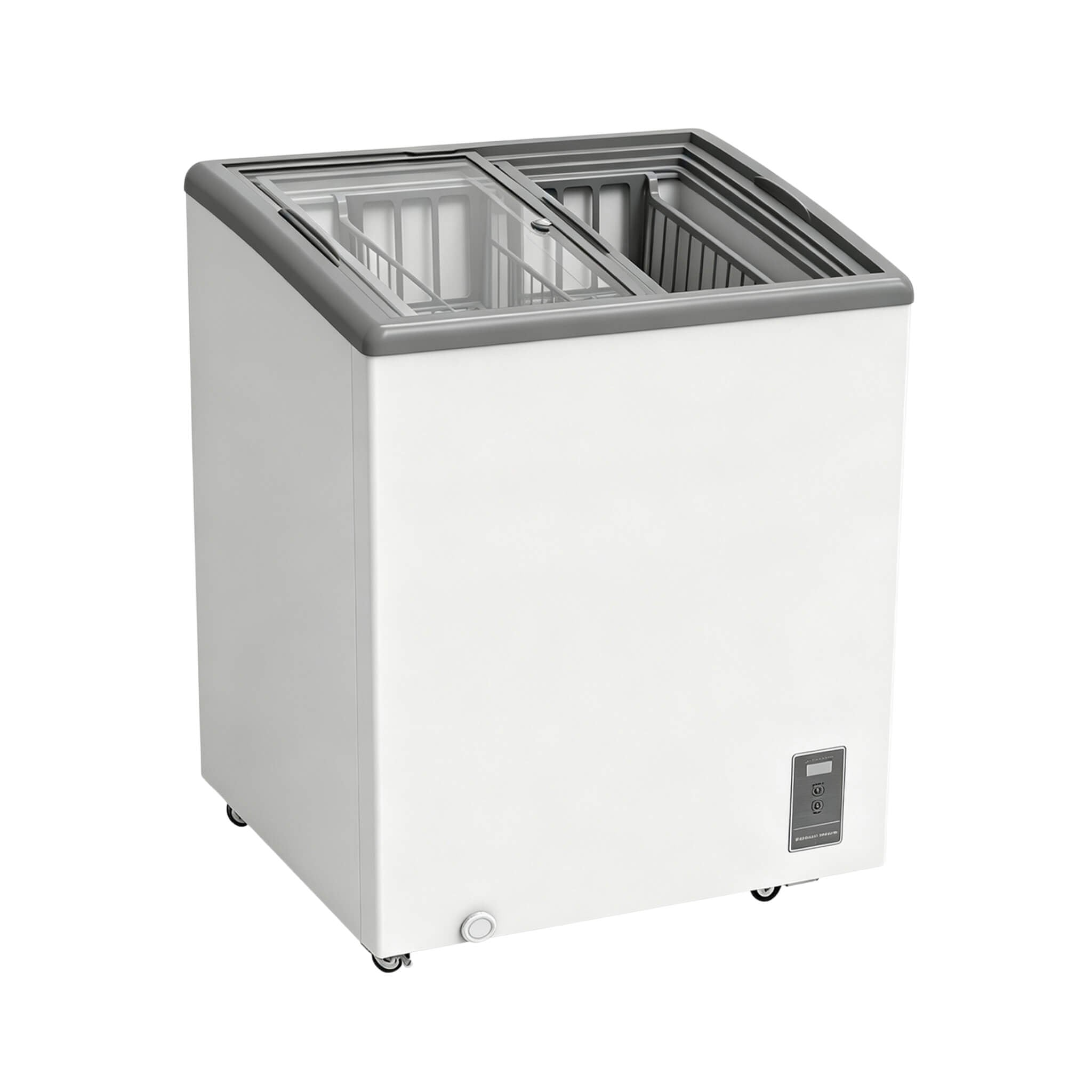 High-Efficiency Commercial Display Chest Freezer With Sliding Glass Door (SAK53174)