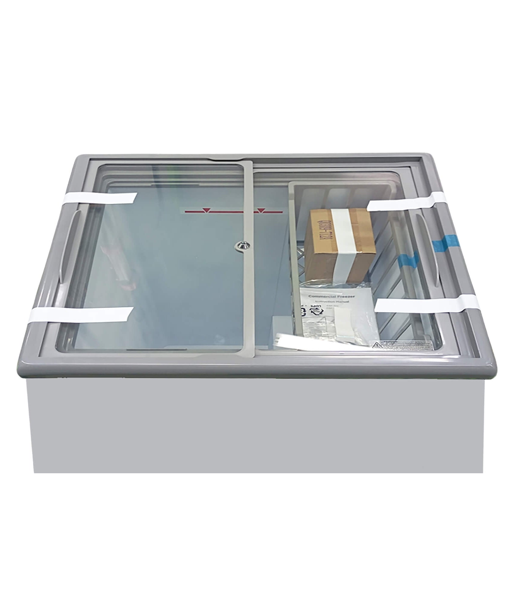 High-Efficiency Commercial Display Chest Freezer With Sliding Glass Door (SAK53174)