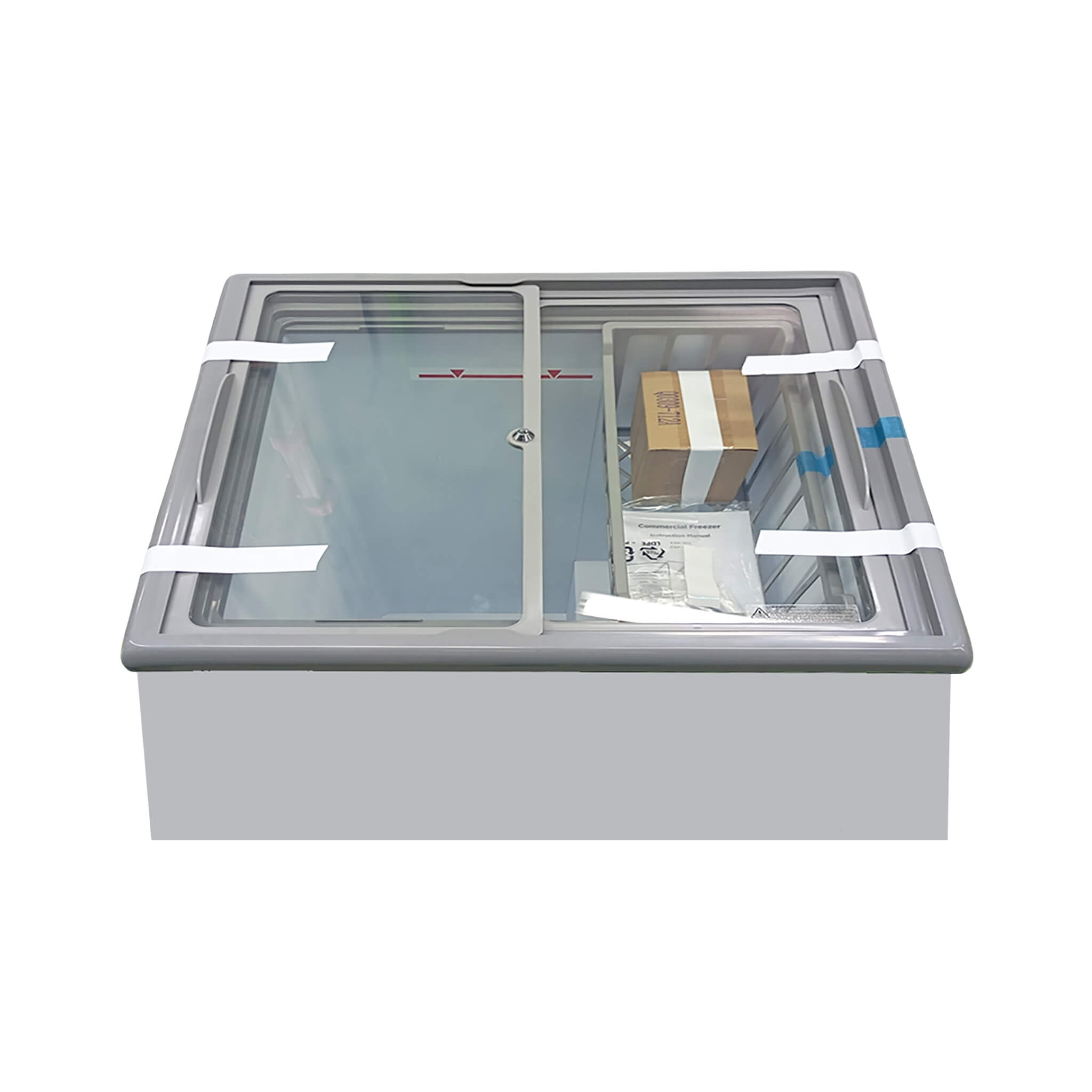 High-Efficiency Commercial Display Chest Freezer With Sliding Glass Door (SAK53174)