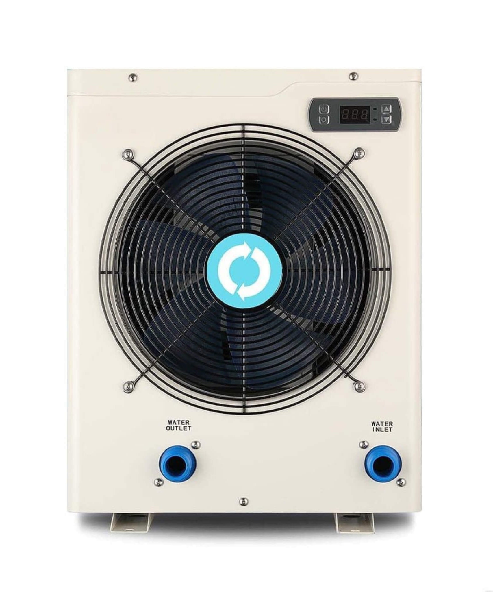 High-Output 4K Gallons Electric Swimming Pool Heater Pump For Above And Inground Pools (SAK51482)