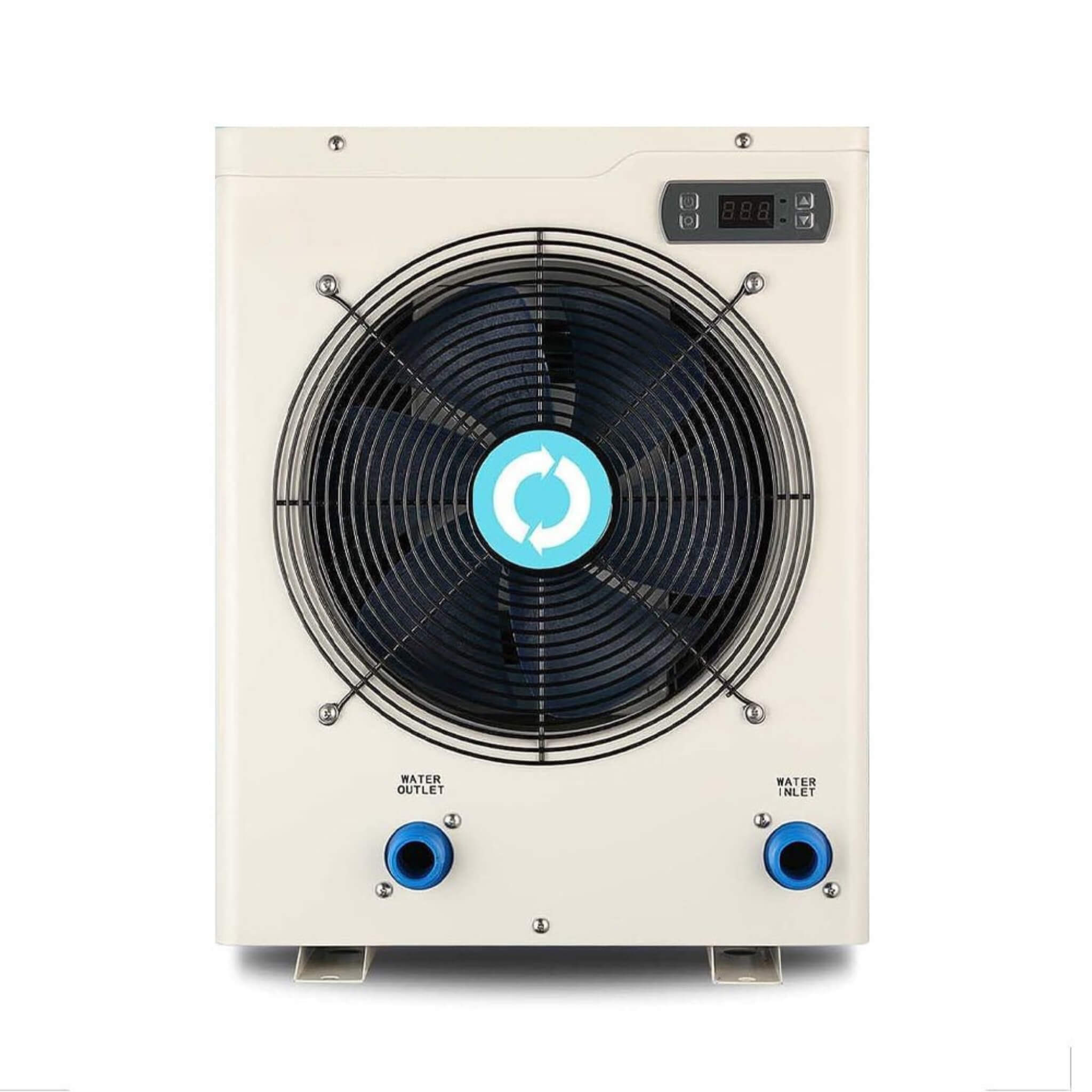 High-Output 4K Gallons Electric Swimming Pool Heater Pump For Above And Inground Pools (SAK51482)