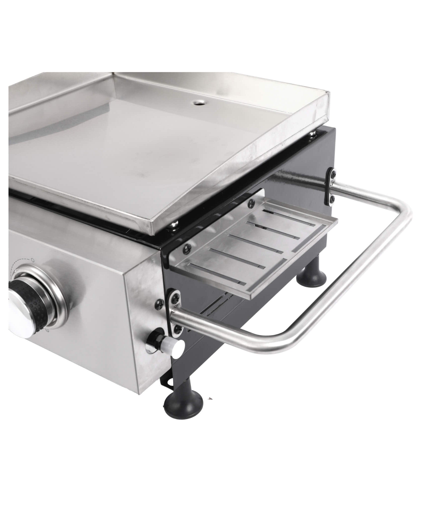 High Temperature 40K BTU 2-Burner Stainless Steel Plancha Combo Gas Grill (SAK71285)