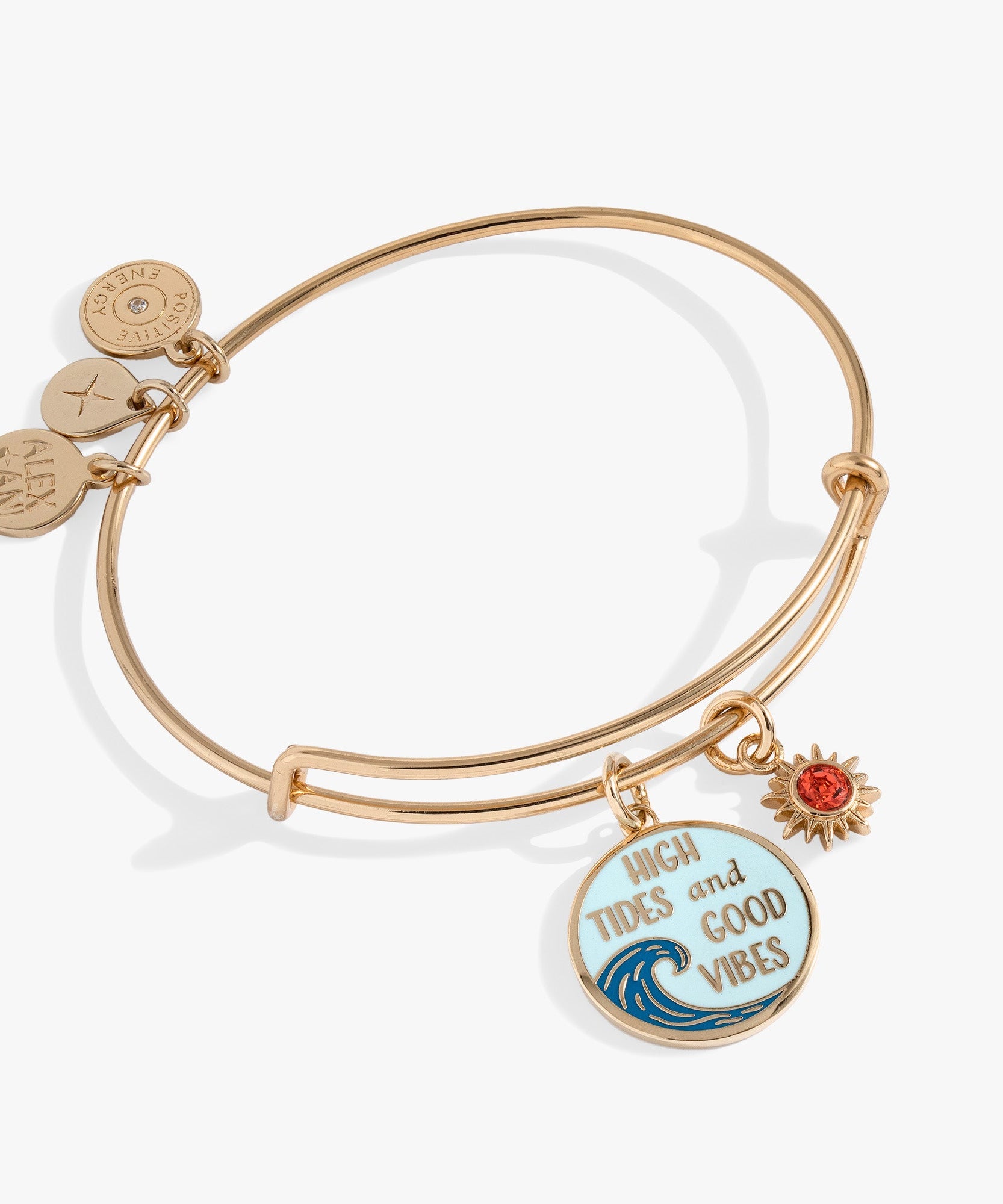High Tides Good Vibes Charm Bangle