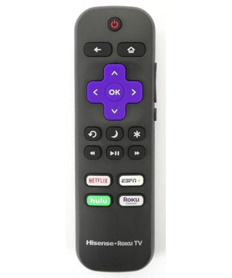Hisense 249980 Roku TV Remote Control | IR | Netflix | ESPN + | Hulu | Roku Channel -249980
