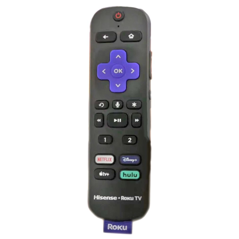 Hisense 75U800GR ROKU TV Remote Control | Voice | RF | Headphone - 75U800GR-REM