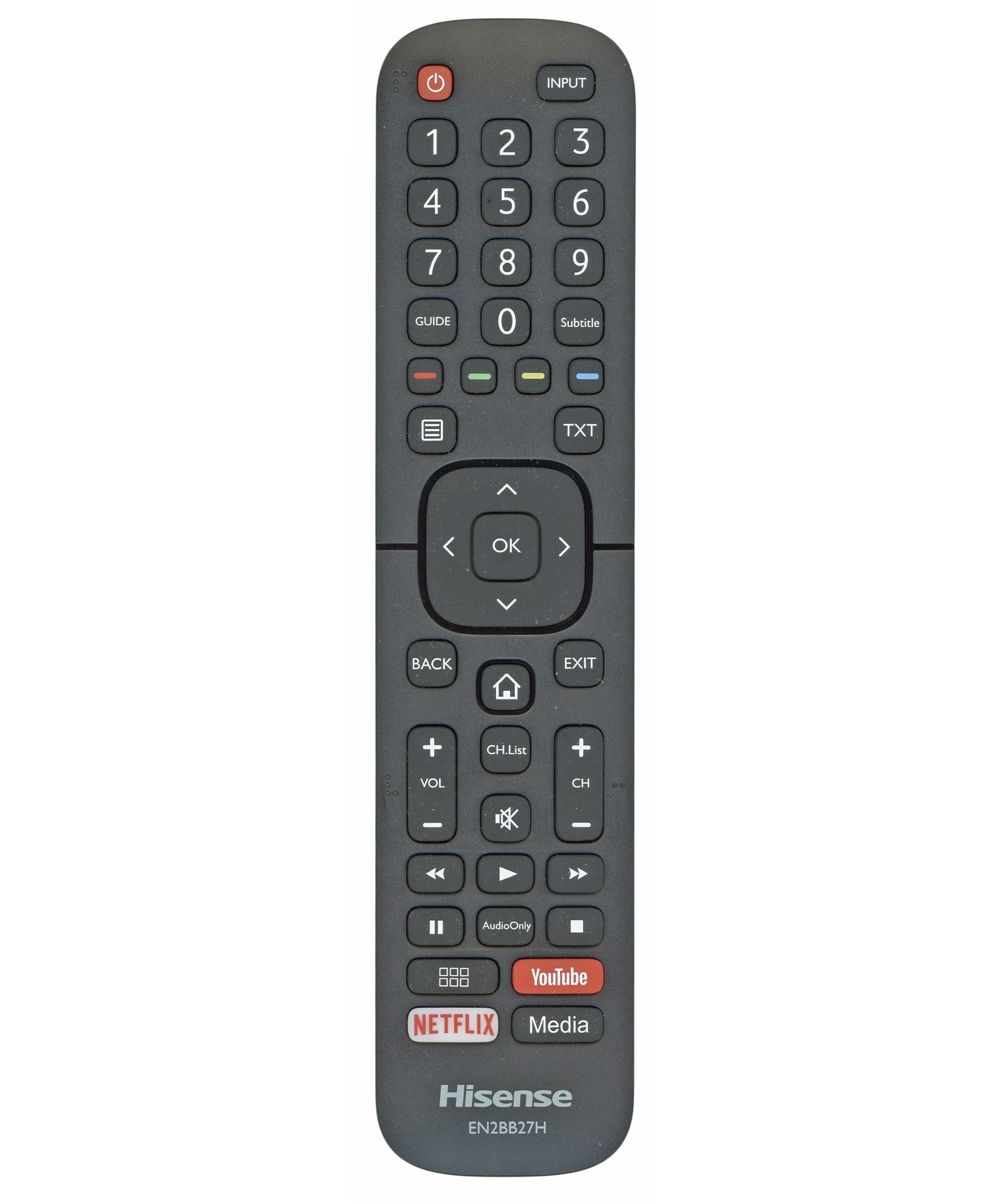 Hisense EN2BB27H TV Remote Control