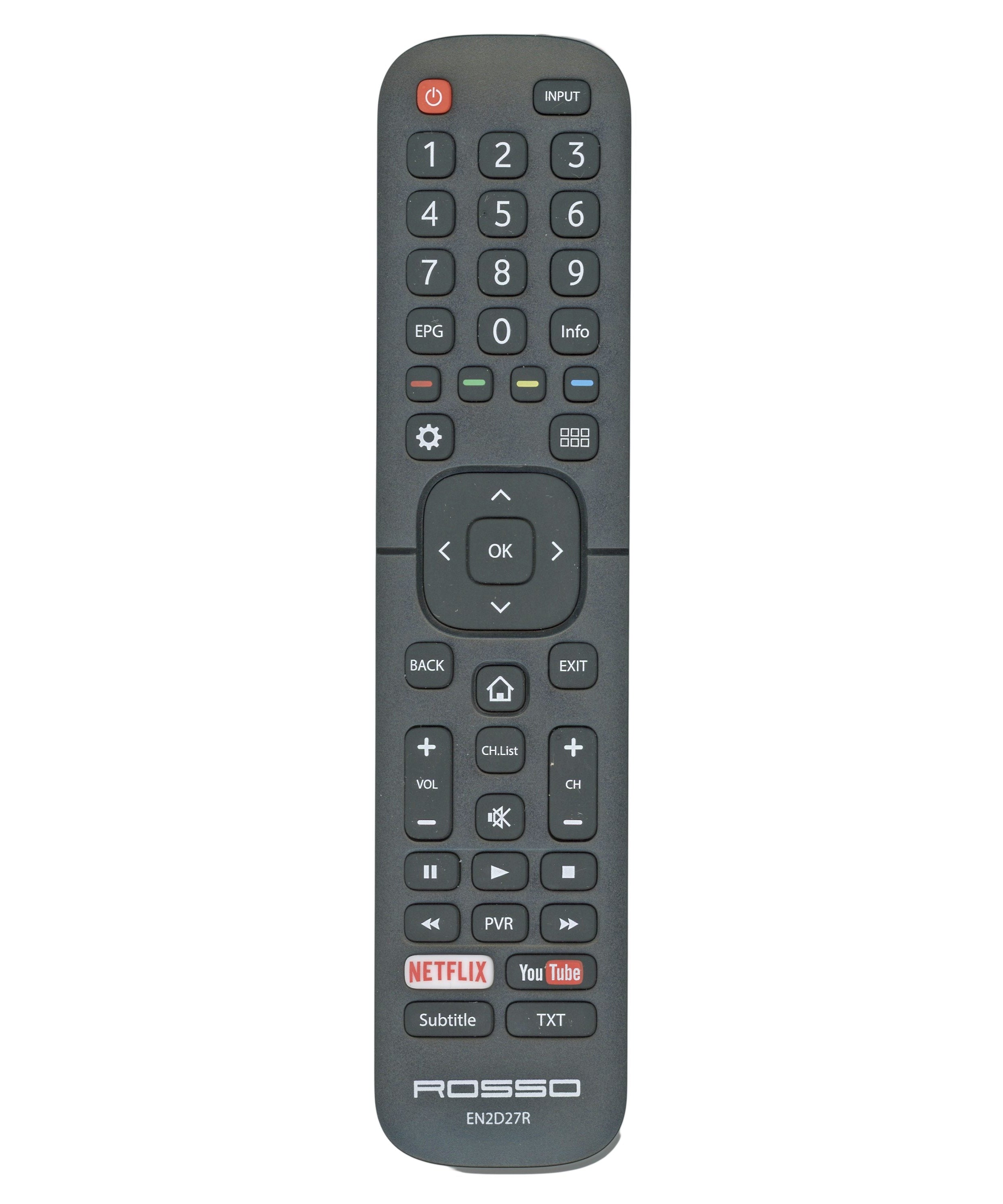 Hisense EN2D27R Rosso TV Remote Control