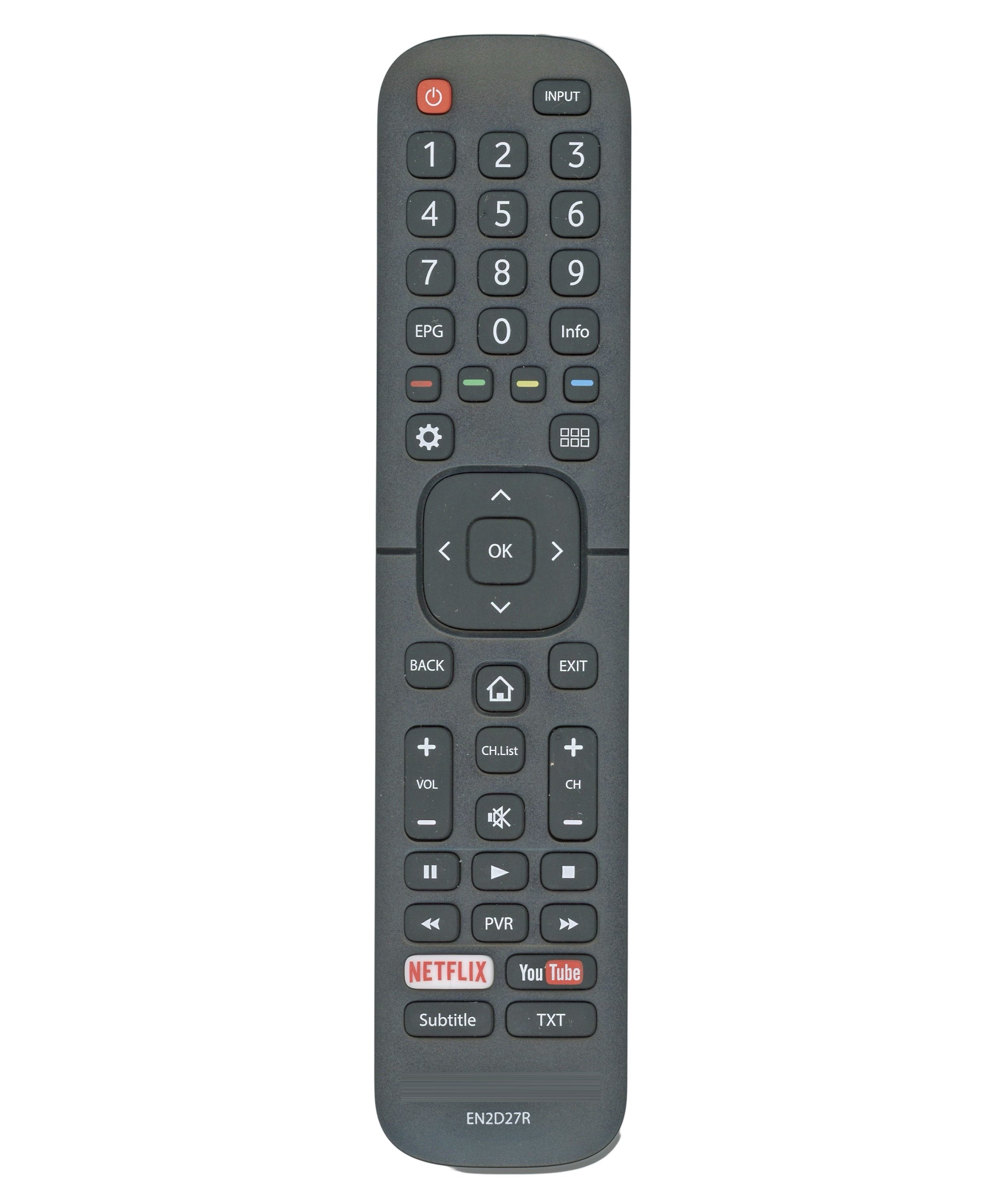 Hisense EN2D27R Rosso TV Remote Control