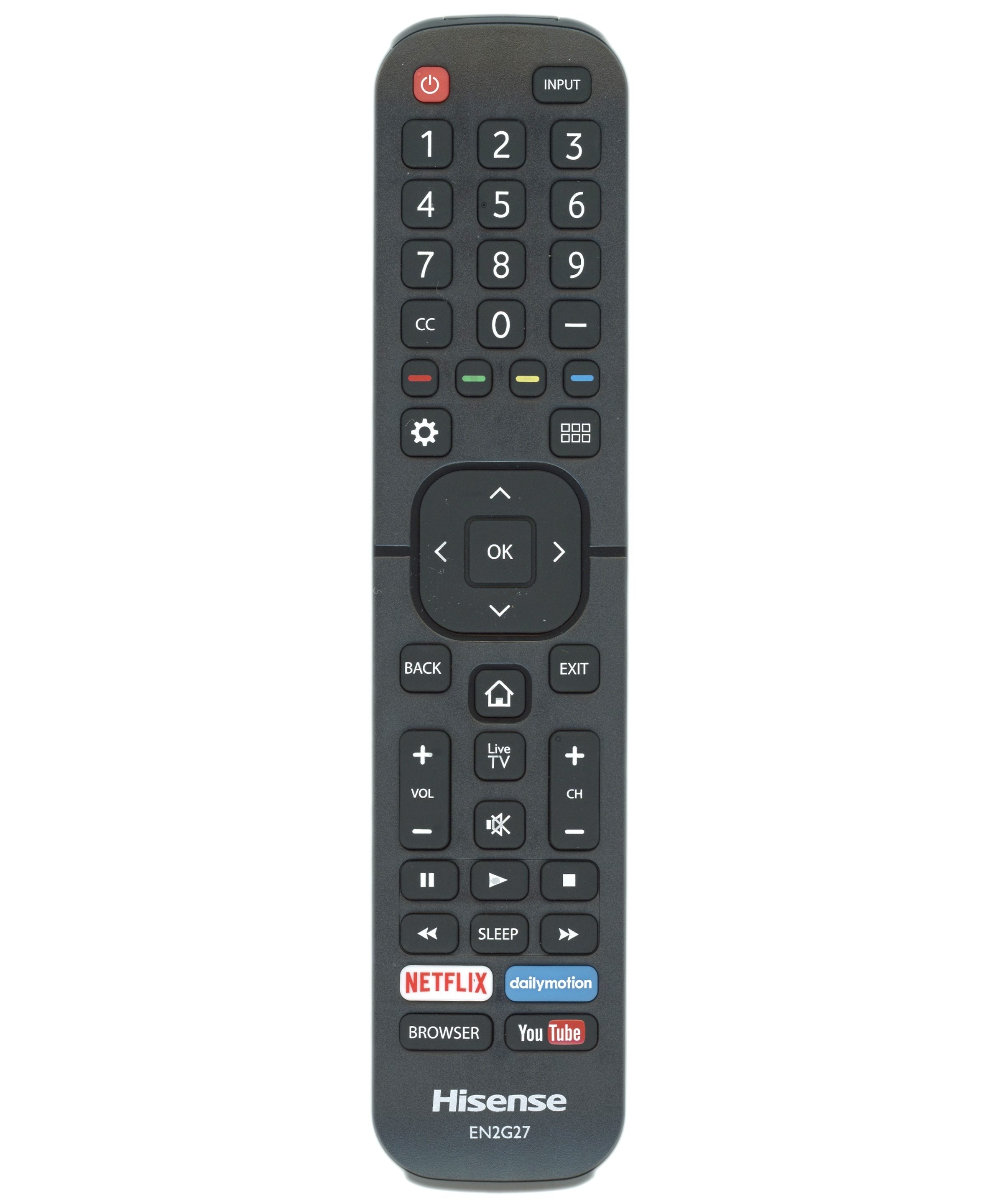 Hisense EN2G27 TV Remote Control
