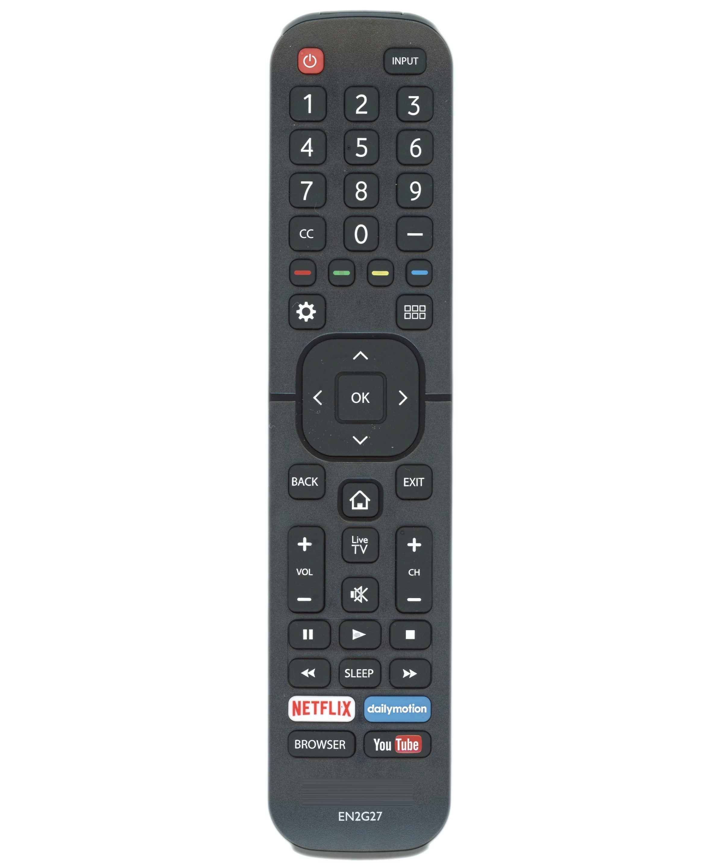 Hisense EN2G27 TV Remote Control