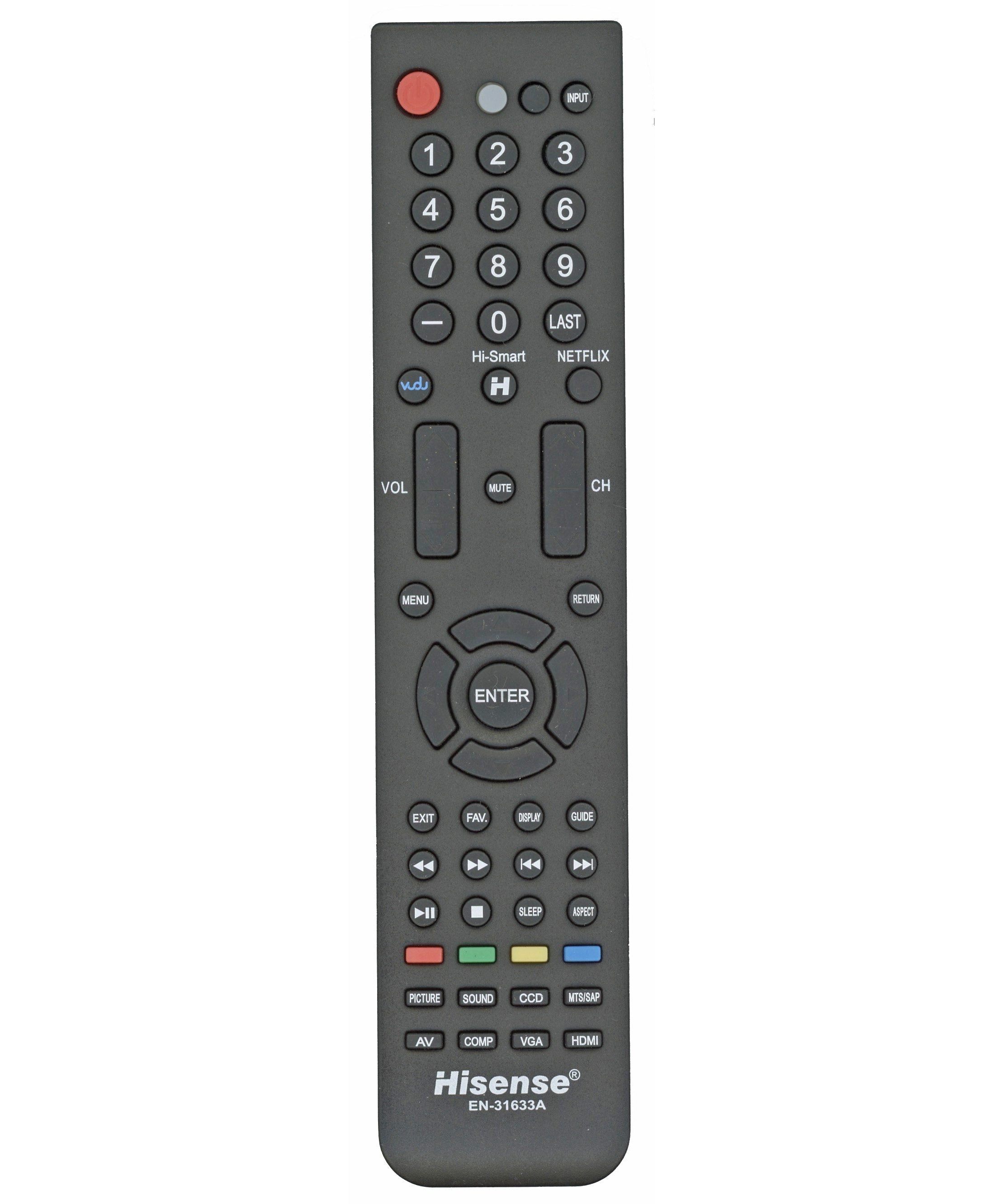 Hisense EN31633A TV Remote Control