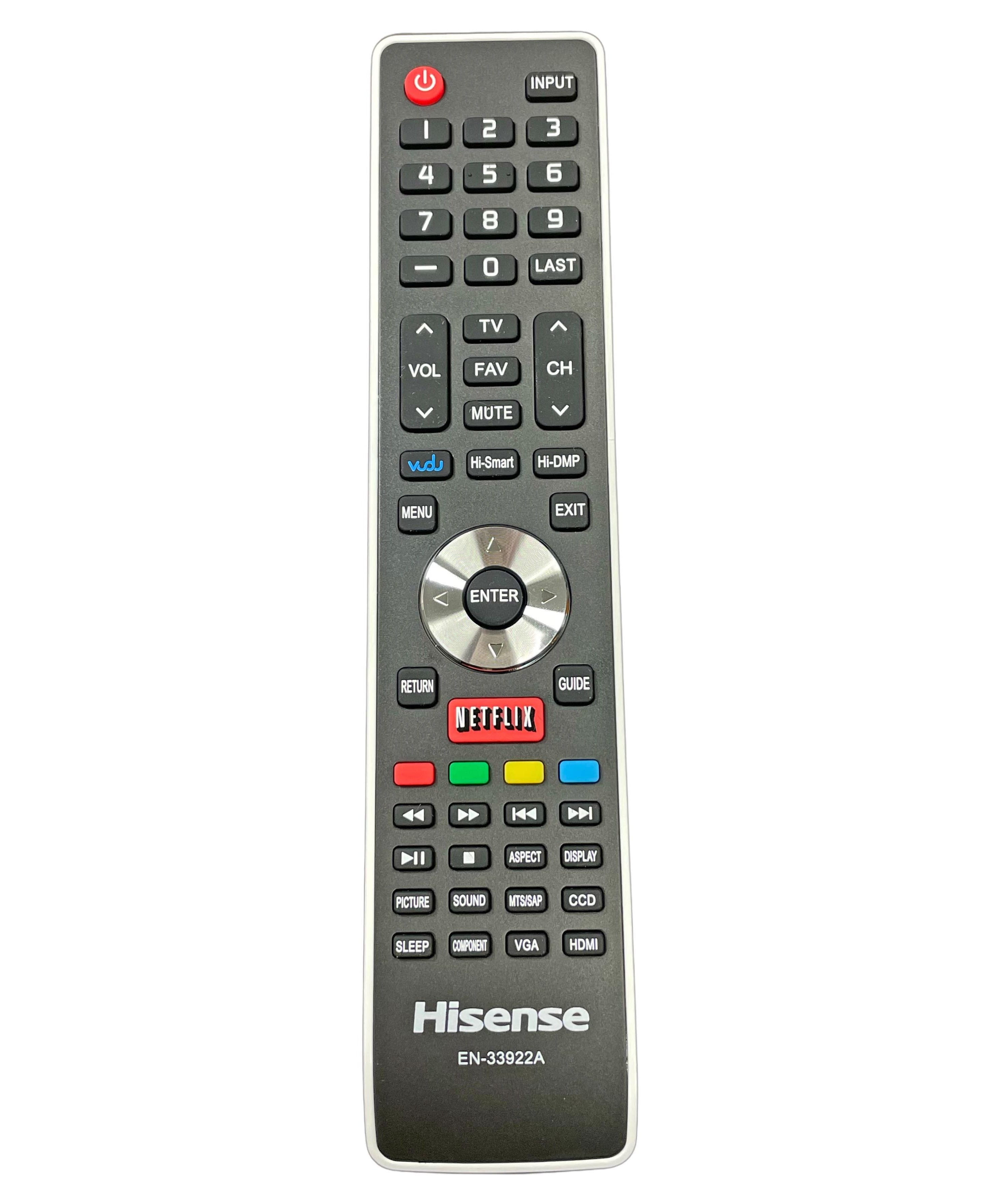 Hisense EN33922A TV Remote Control