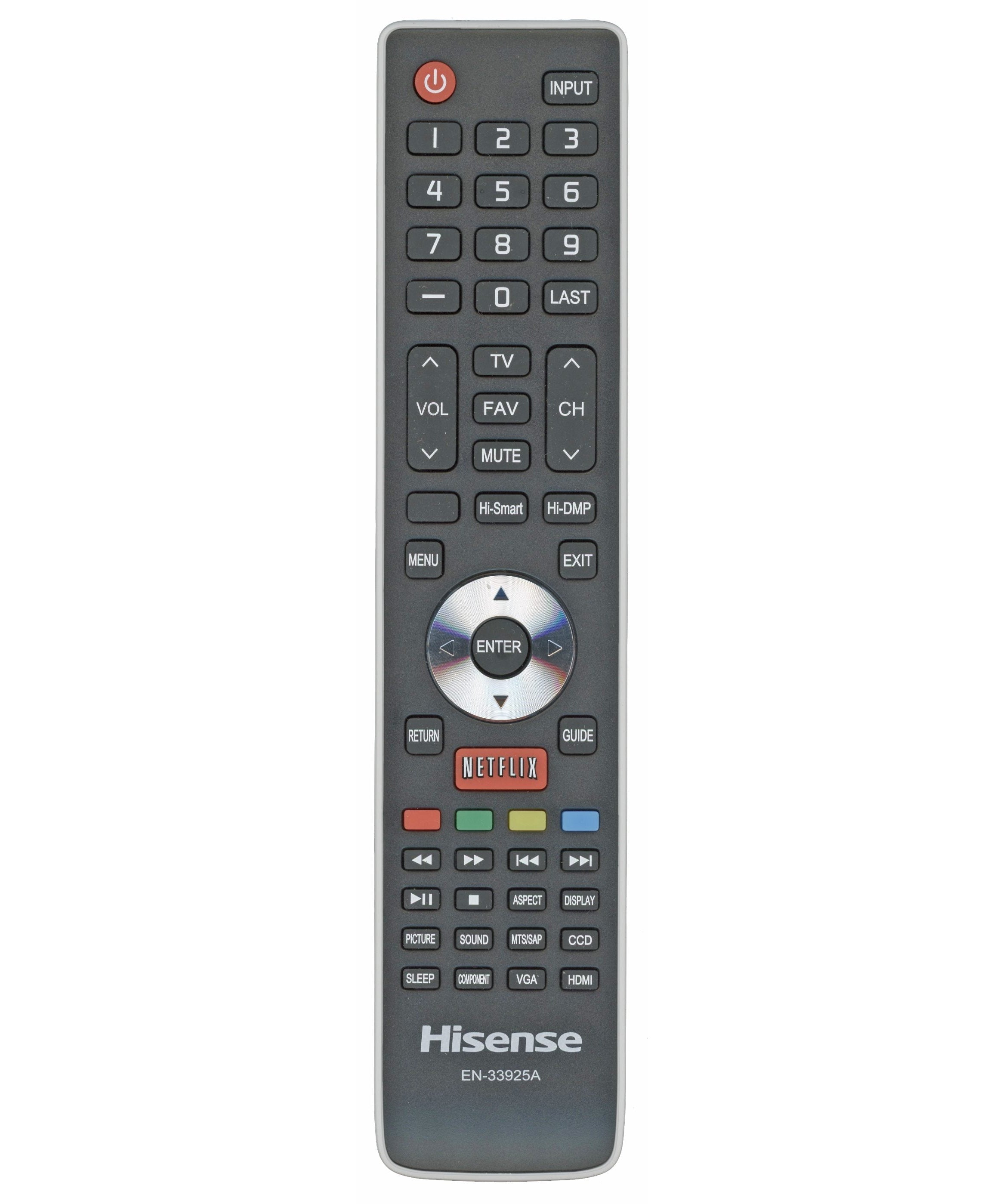 Hisense EN33925A TV Remote Control