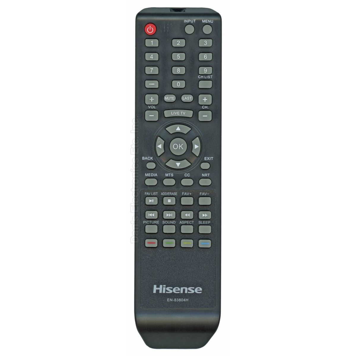 Hisense EN-83804H TV Remote Control - 211082 EN83804H