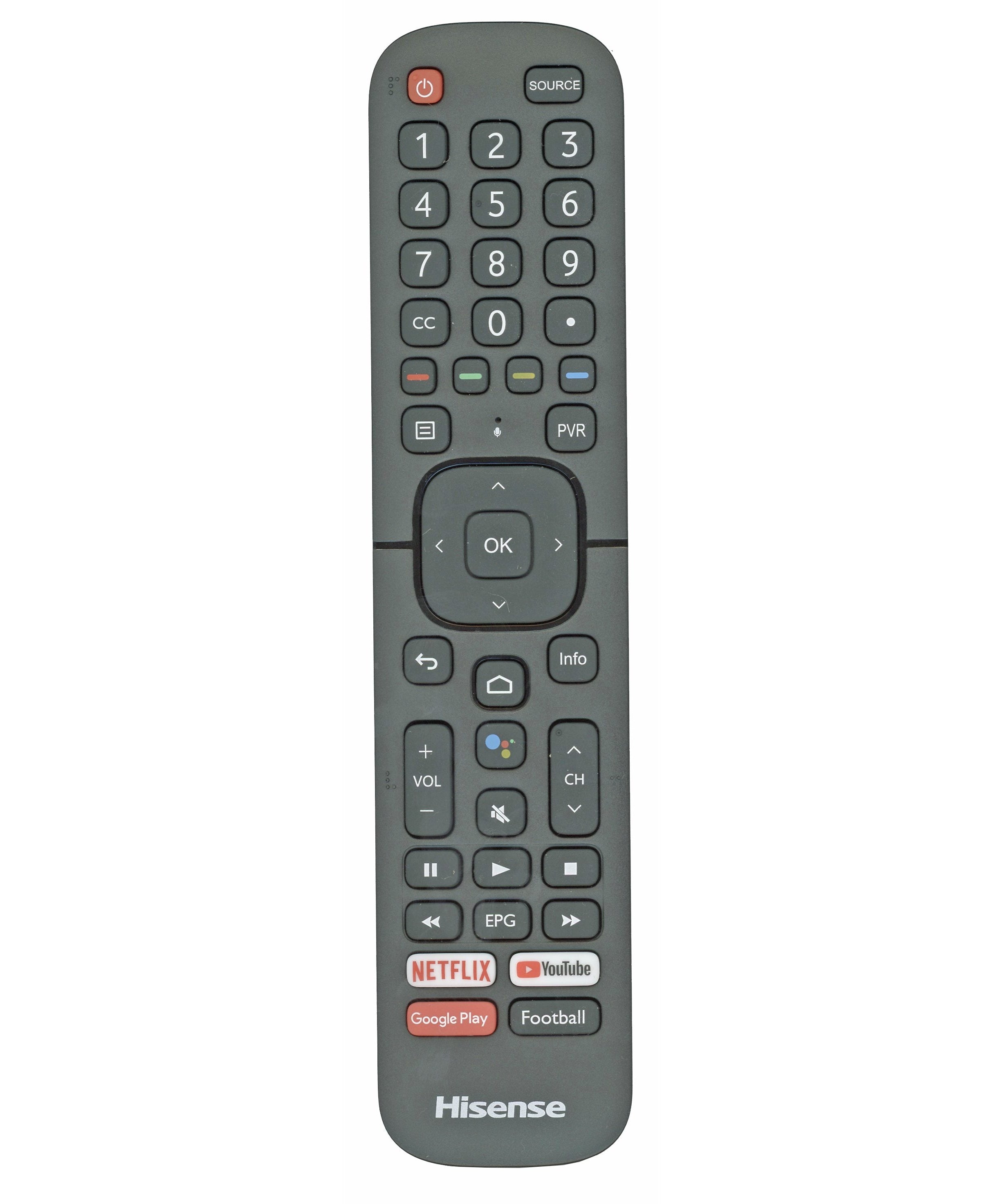 Hisense ERF2J60H Smart Google Voice TV Remote Control