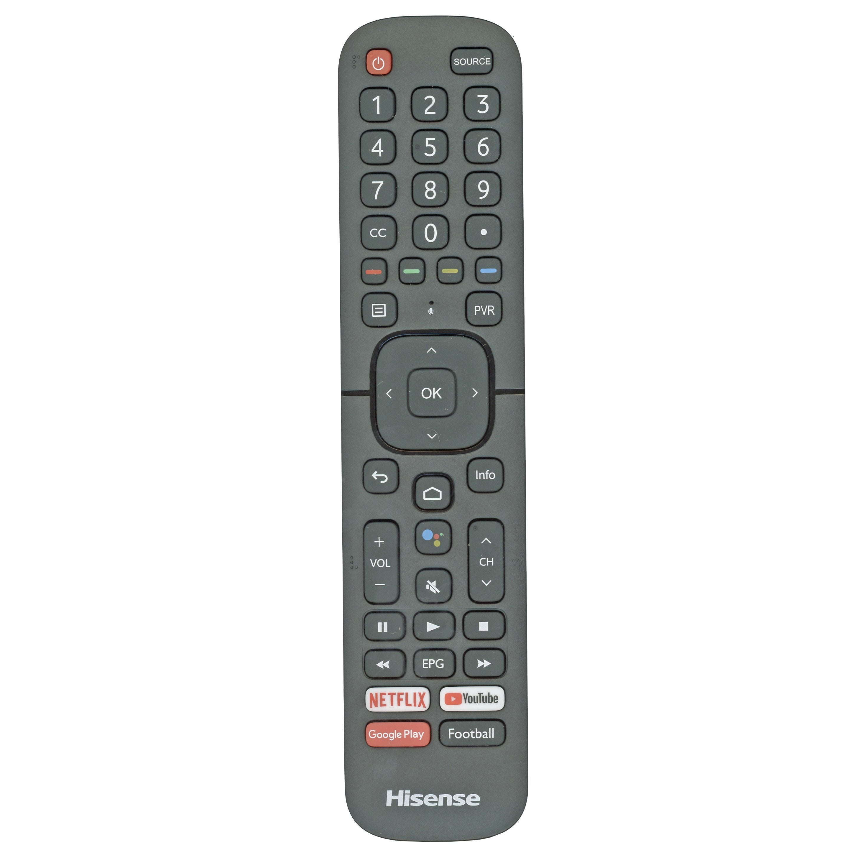 Hisense ERF2J60H Smart Google Voice TV Remote Control