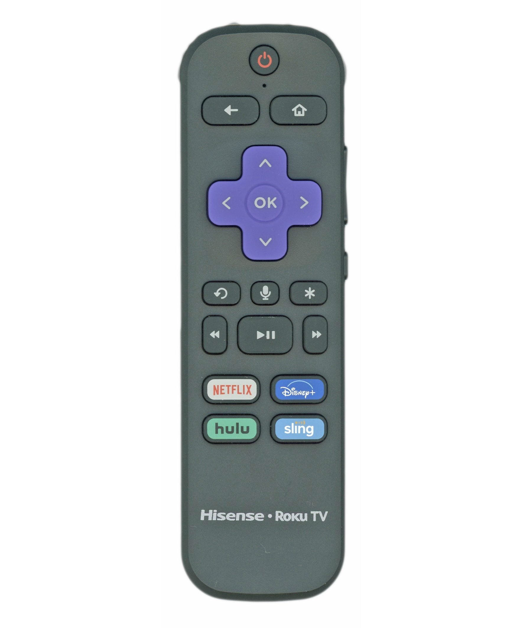 Hisense RC-AL5 / HU-RCRUS-22W 2021 ROKU TV Remote Control | Voice | RF | Netflix | Disney + | Hulu | Sling - HURCRUS22W