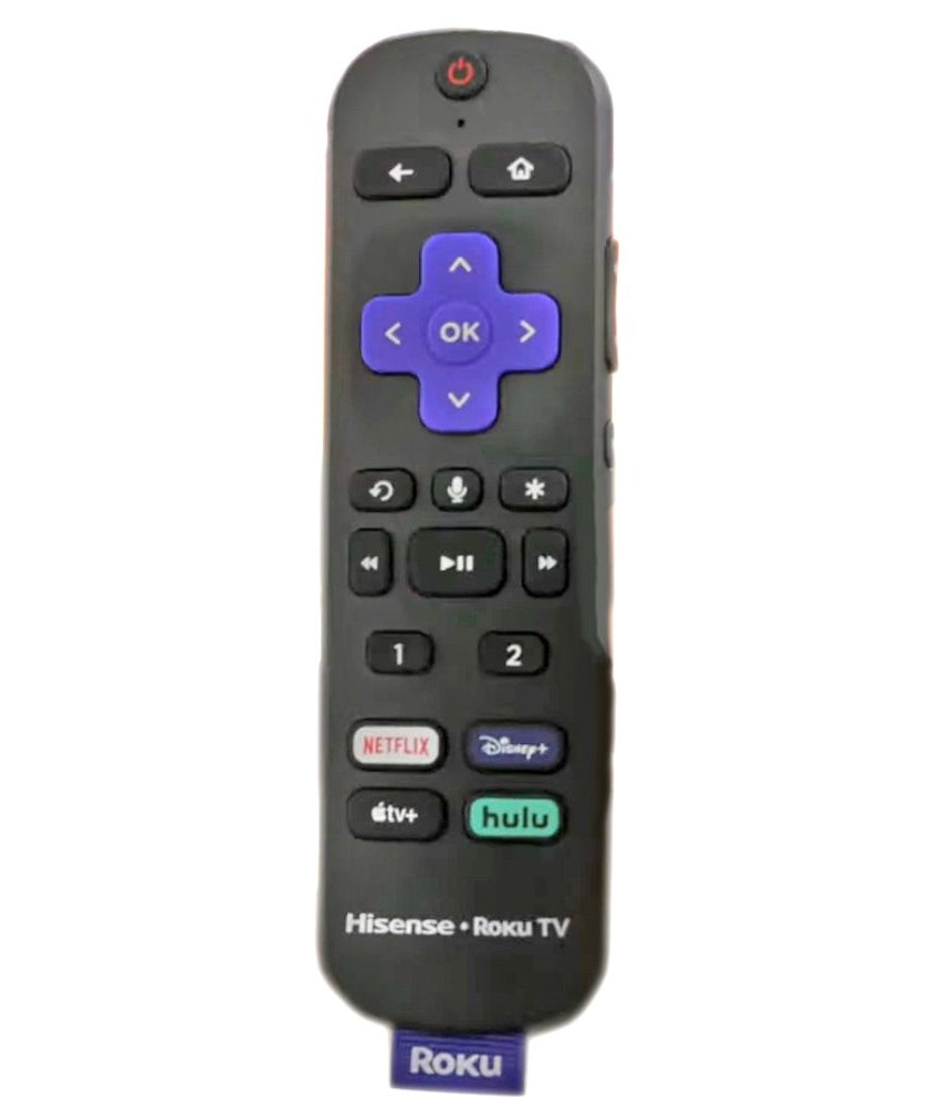 Hisense RCS01R ROKU TV Remote Control | Voice | RF | Headphone | Netflix | Disney + | Apple TV + | Hulu- RCS01R
