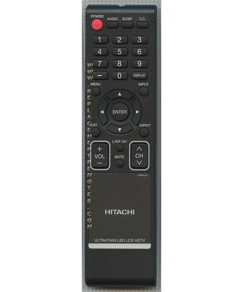 Hitachi 076R0SJ011 TV Remote Control