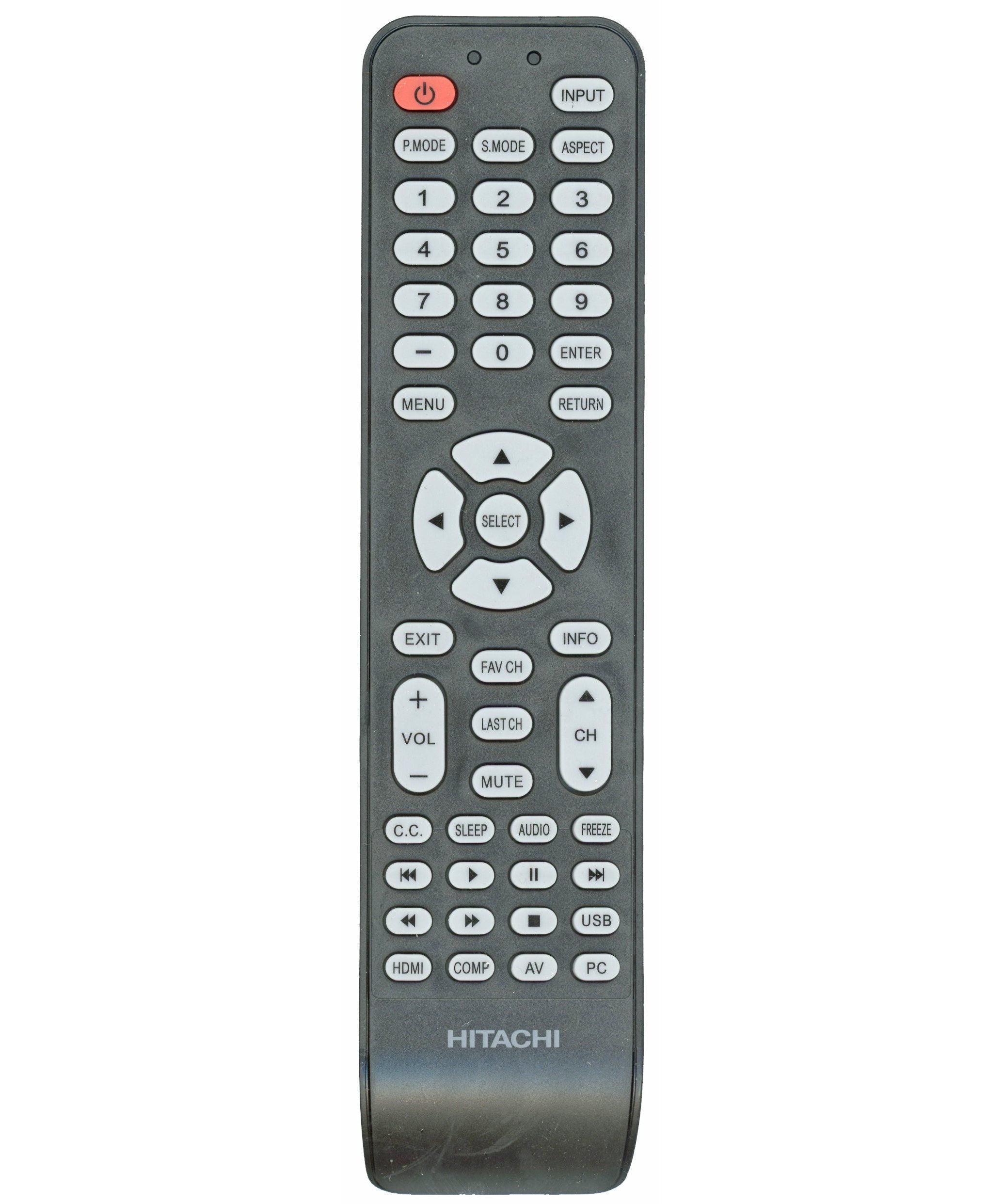Hitachi 539C-262003-W000 TV Remote Control