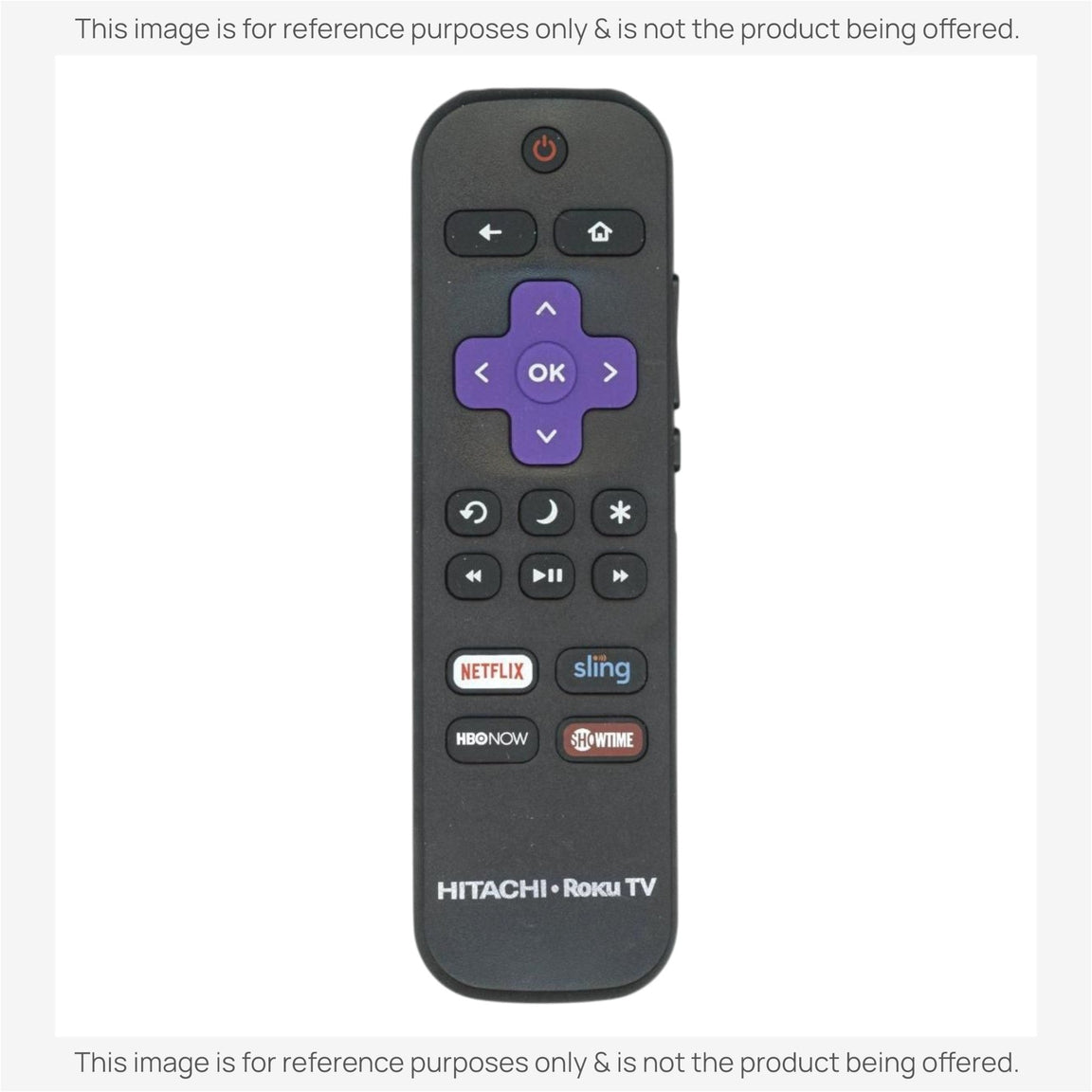 Substitute for Hitachi 850153865 Roku TV Remote Control [RRLF16]