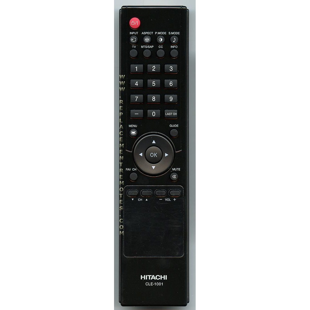 Hitachi CLE1001 TV Remote Control