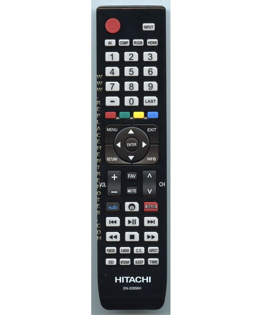 Hitachi EN32956H TV Remote Control