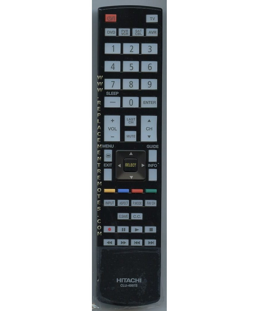 Hitachi HL02567 TV Remote Control