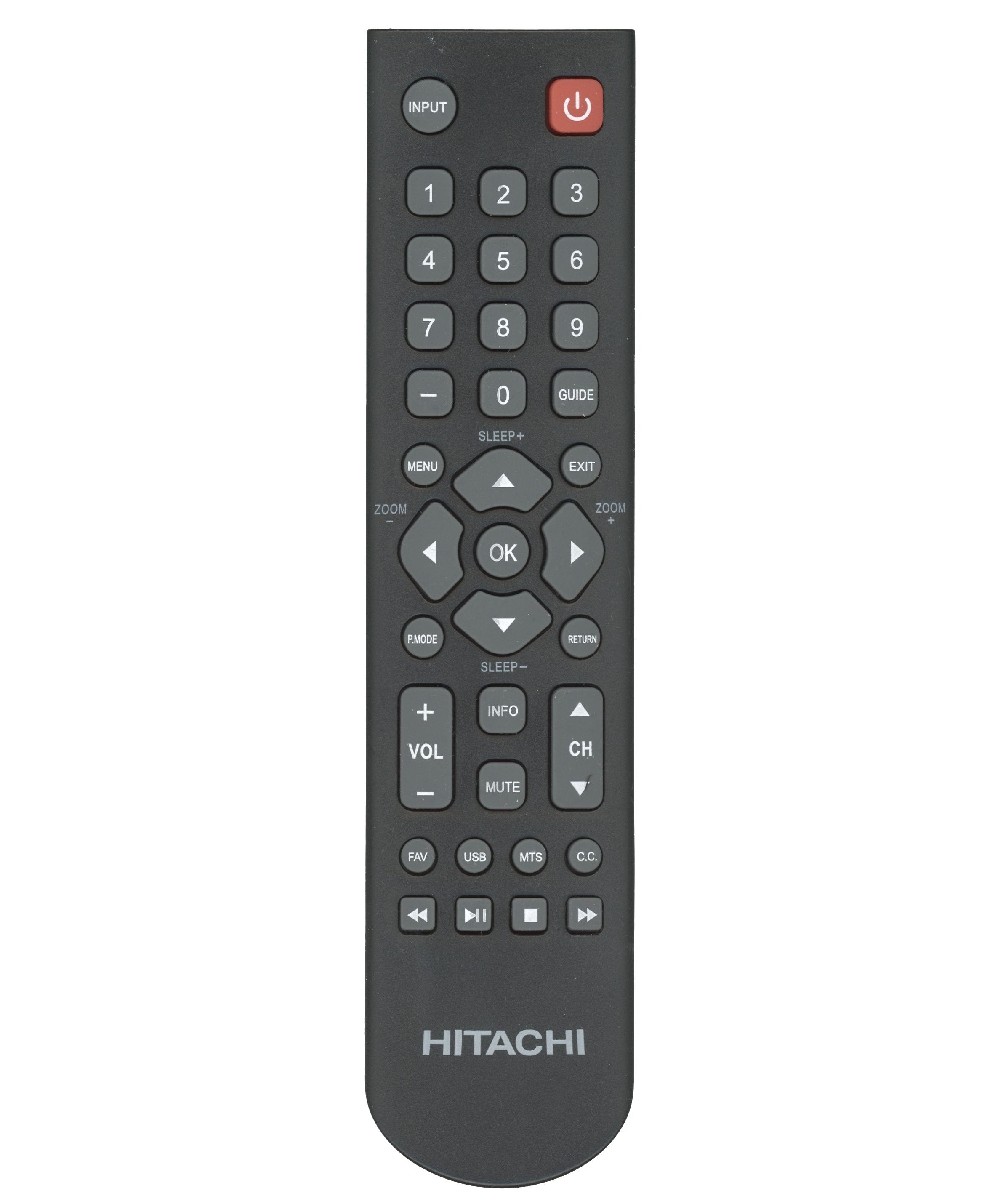 Hitachi X490002 TV Remote Control