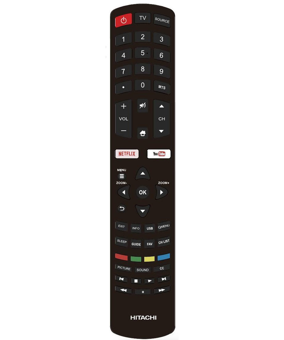 Hitachi X490377 TV Remote Control