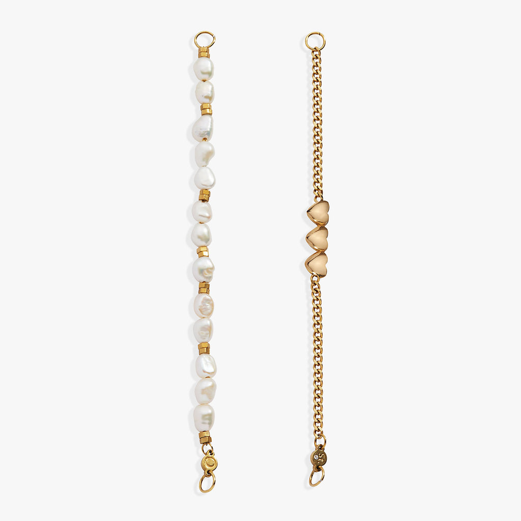 'Home Is Where The Heart Is' Pearl Stranded™ Bracelet Set