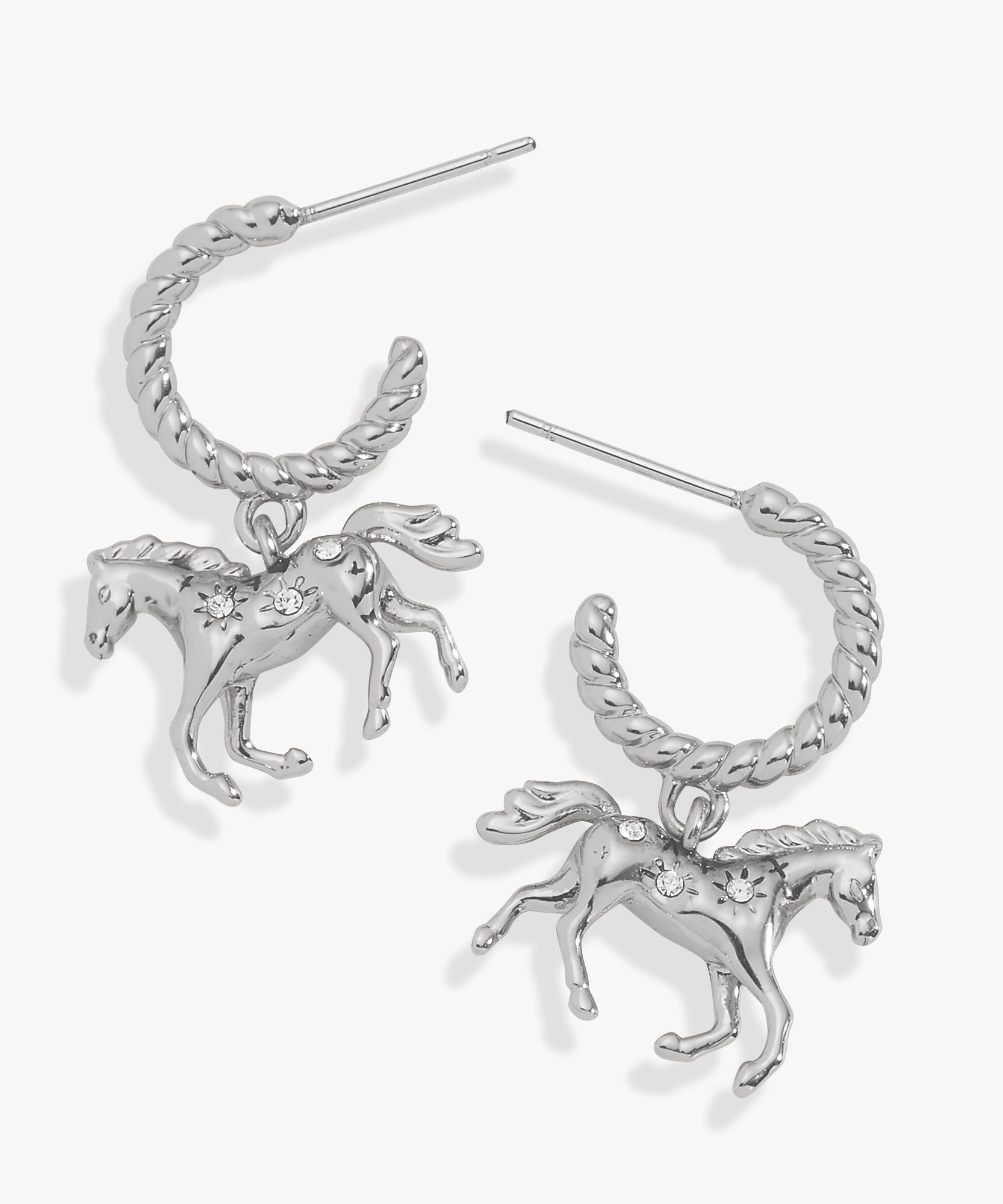 Horse Girl Huggie Hoop Earrings
