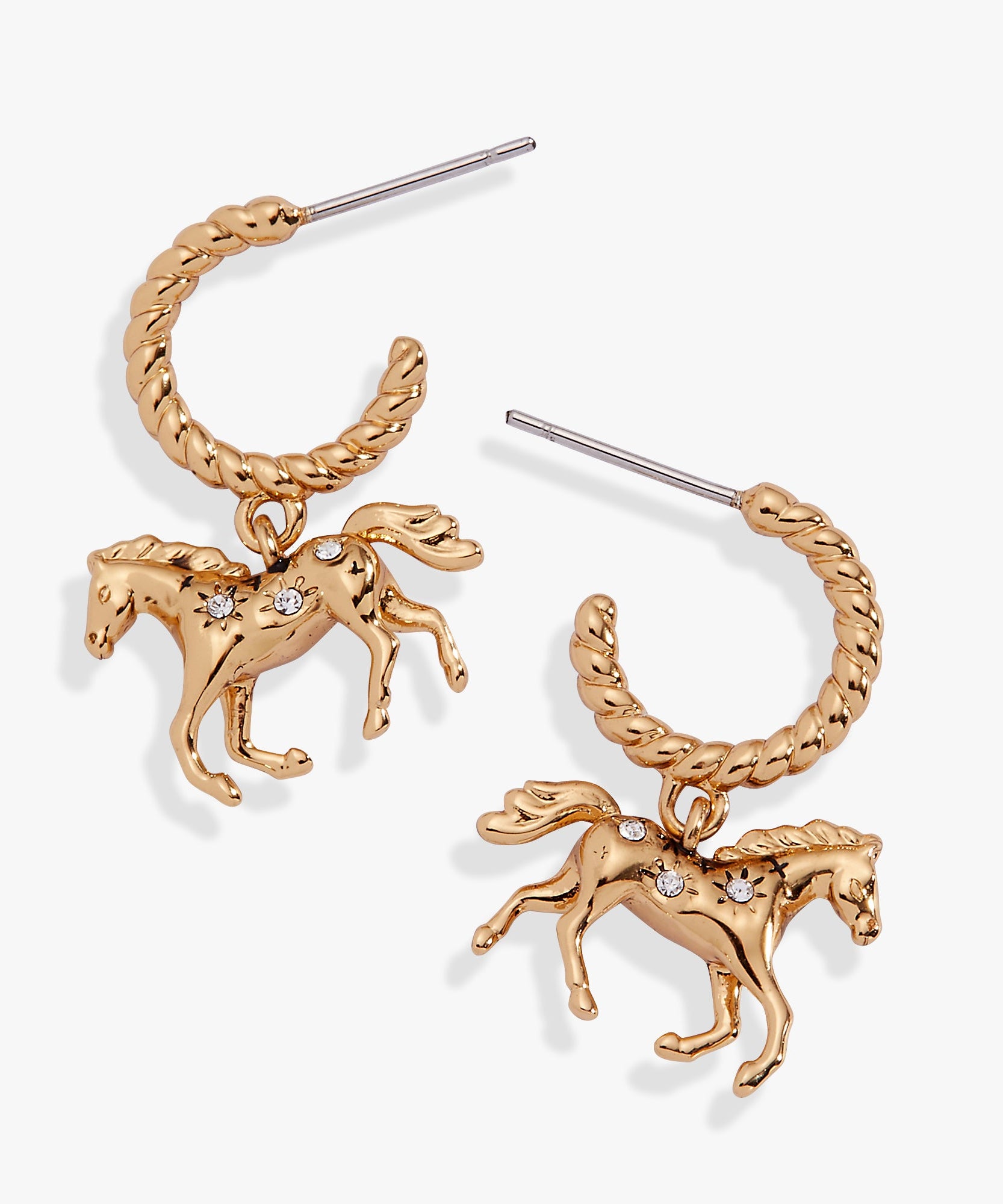 Horse Girl Huggie Hoop Earrings