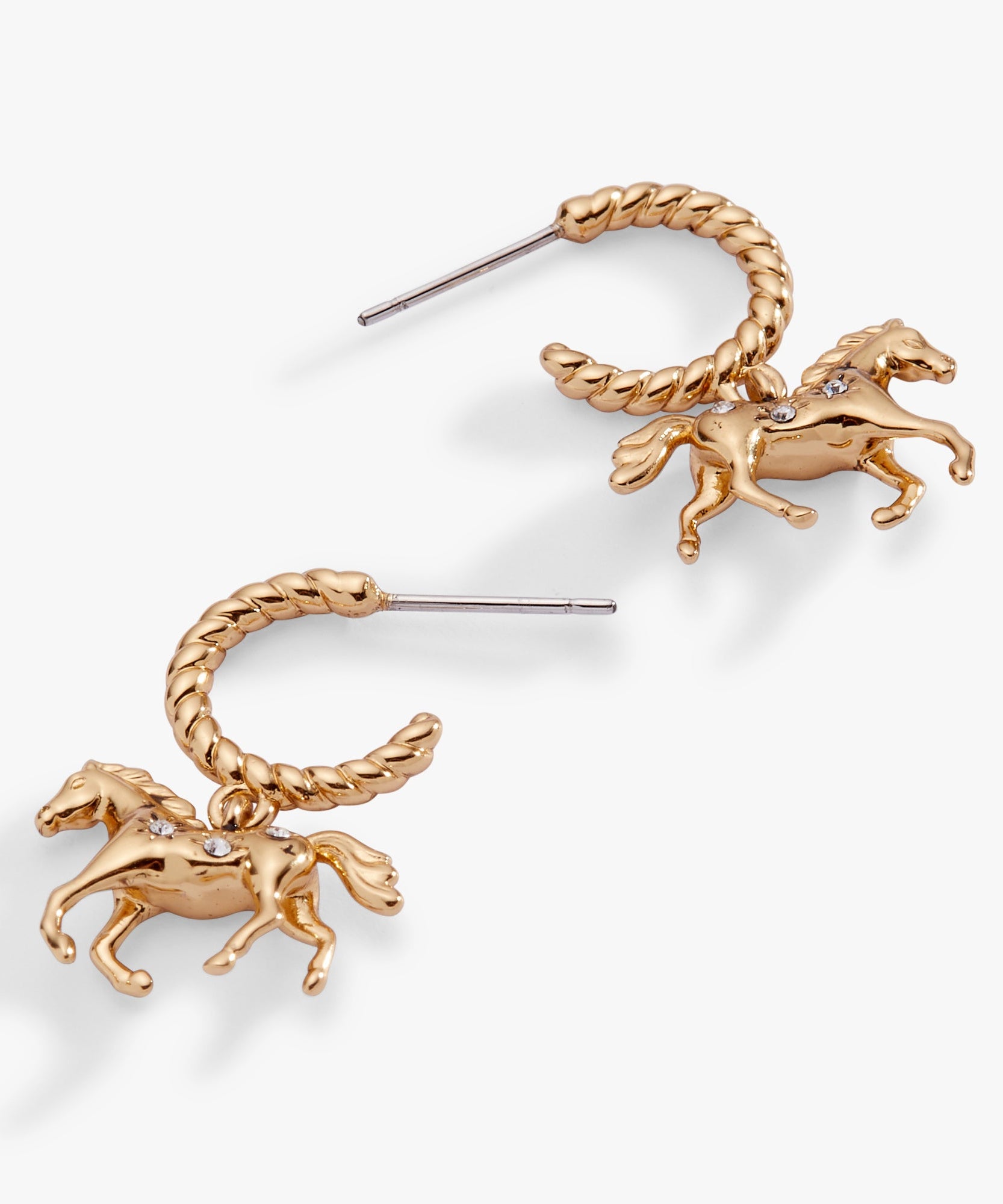 Horse Girl Huggie Hoop Earrings