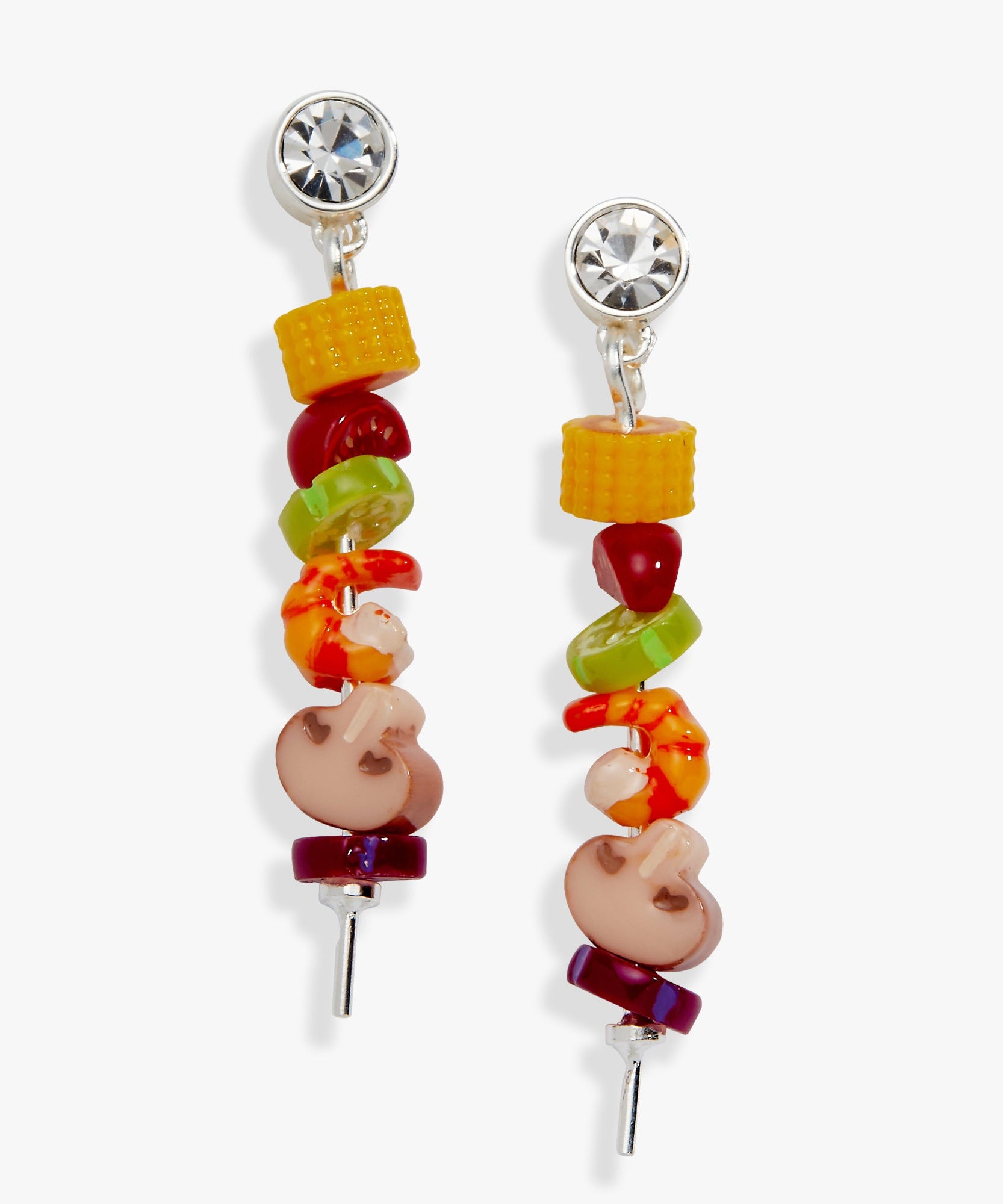 Hot Grill Summer Skewer Drop Earrings