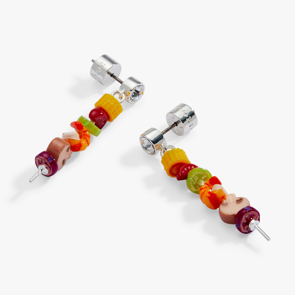 Hot Grill Summer Skewer Drop Earrings