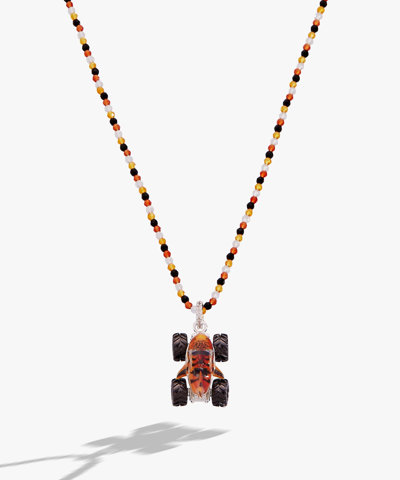 Hot Wheels™ Monster Truck Tiger Shark Pendant Necklace
