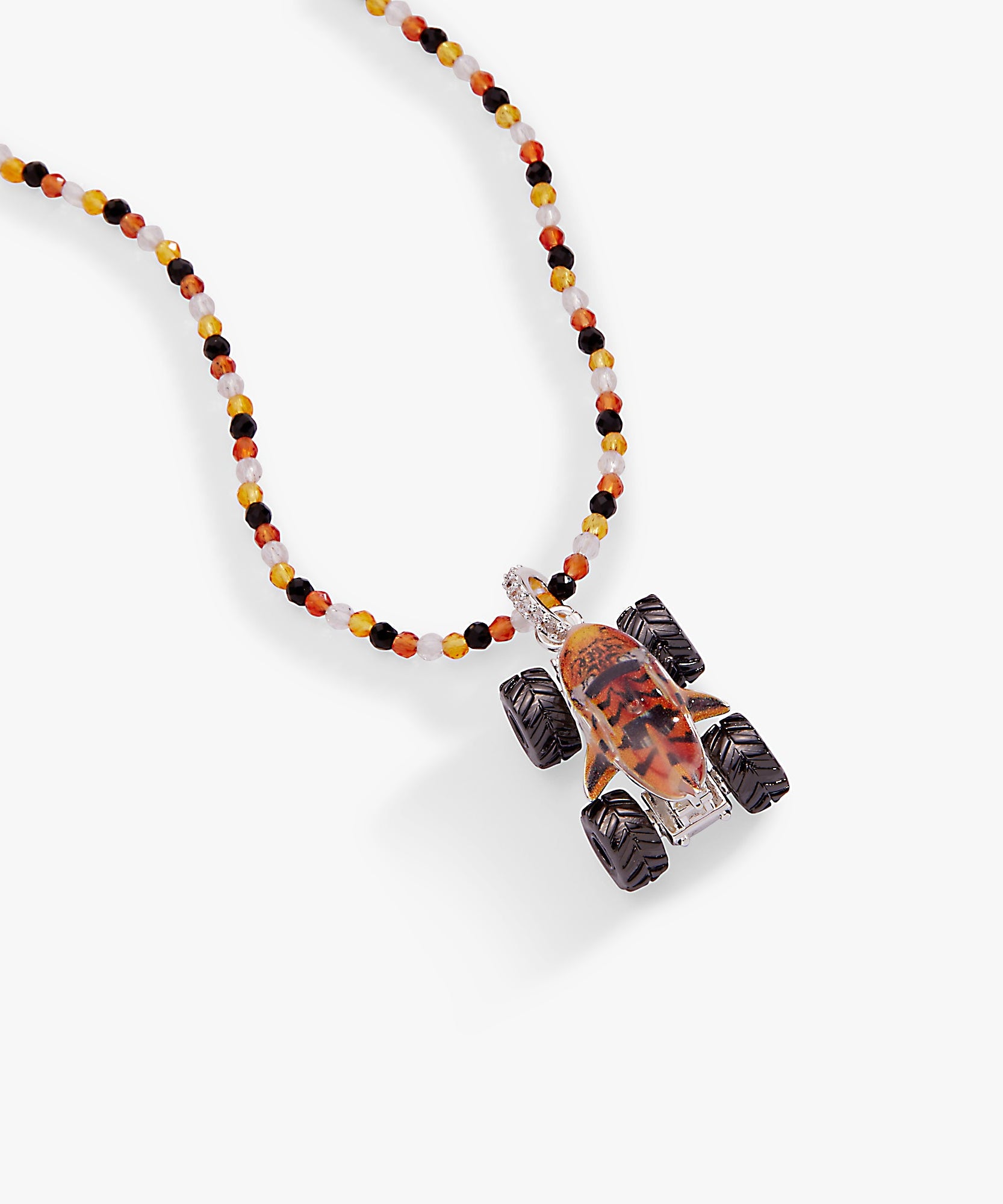 Hot Wheels™ Monster Truck Tiger Shark Pendant Necklace