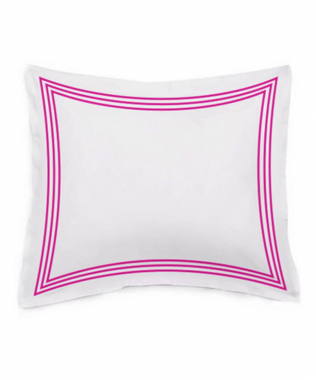 400TC Cotton Triple Edge Embroidery Sateen Solid Duvet Cover Set