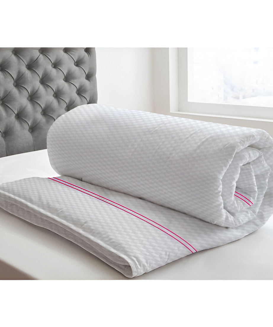 400TC Cotton Double Embroidery Sateen Microcheck Duvet Cover Set