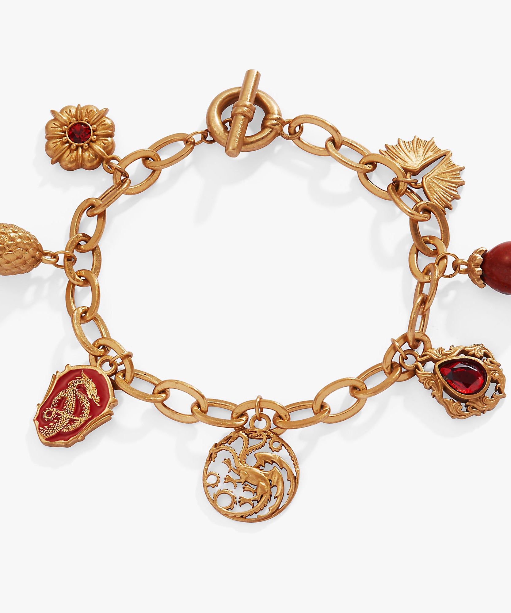 House of the Dragon™ Toggle Multi-Charm Bracelet